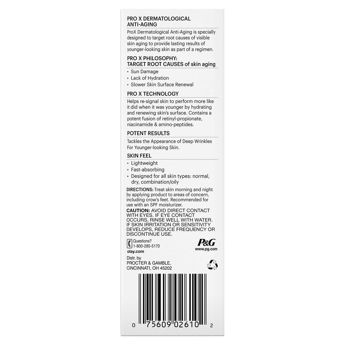Wrinkle Cream by Olay Professional Pro-X Deep Wrinkle Treatment Anti Aging 1.0 Fl Oz (Packaging may vary)