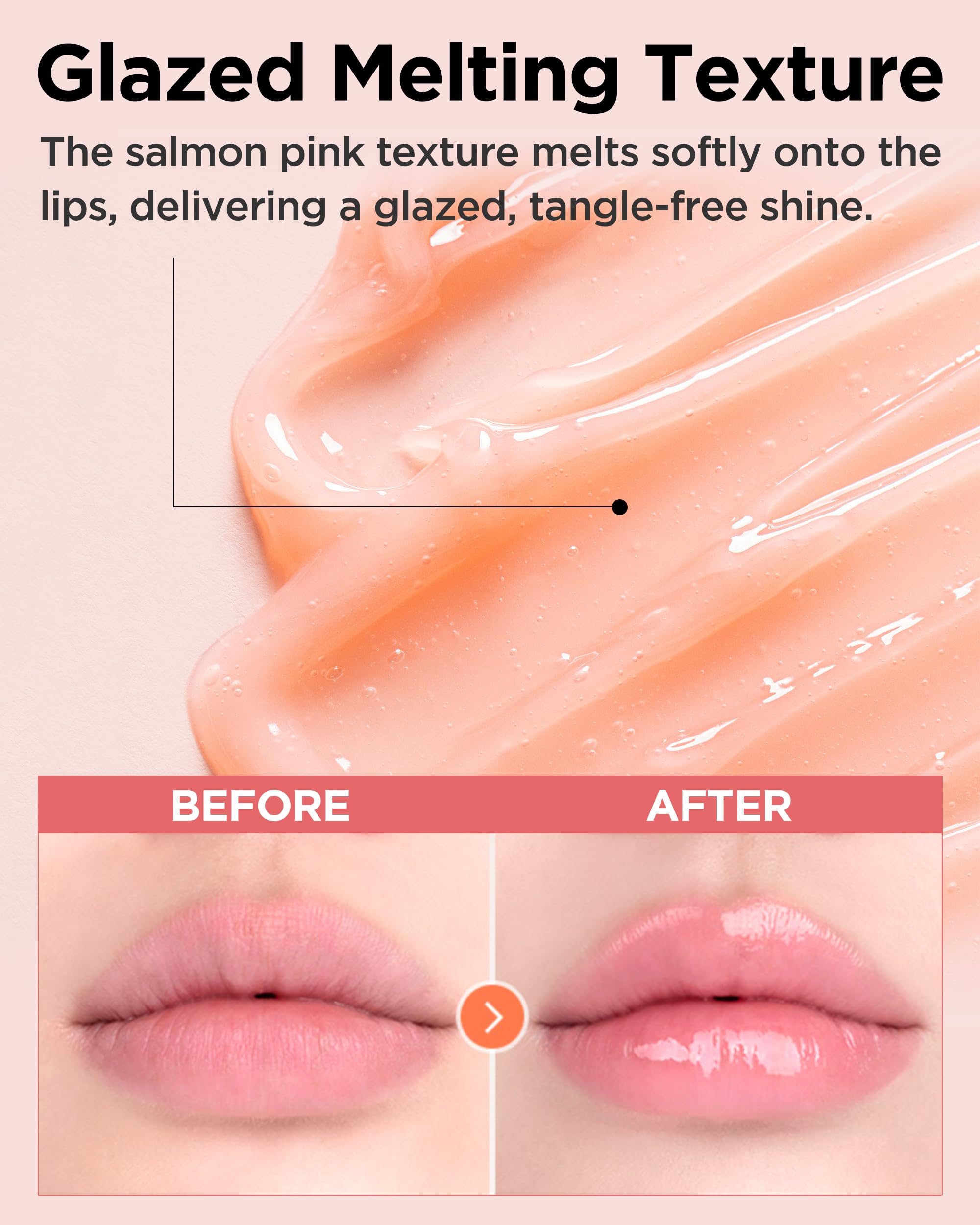 Vita Glazed Lip Mask – Korean Vegan Lip Scrub & Overnight Exfoliating Treatment for Dry, Chapped Lips – Hydrating, Plumping, Smoothing – Glazed Balm Texture, Non-Sticky, Fragrance-Free, 0.68oz