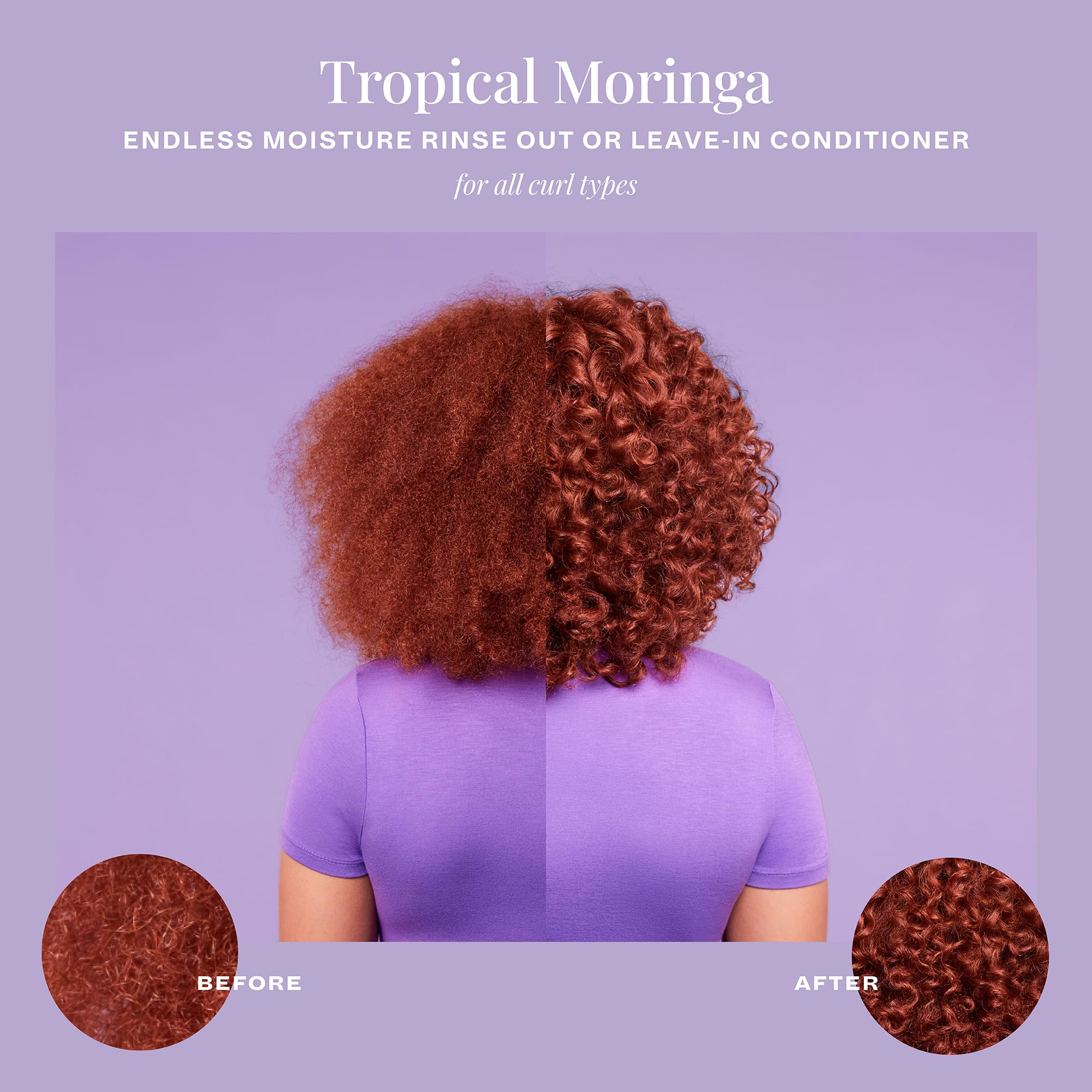 The Mane Choice Tropical Moringa Sweet Oil & Honey Endless Moisture Rinse Out or Leave In Conditioner, Detangles, Softens & Nourishes Dry, Brittle Hair, Helps Reduce Breakage & Smooth Frizz, 8 Oz