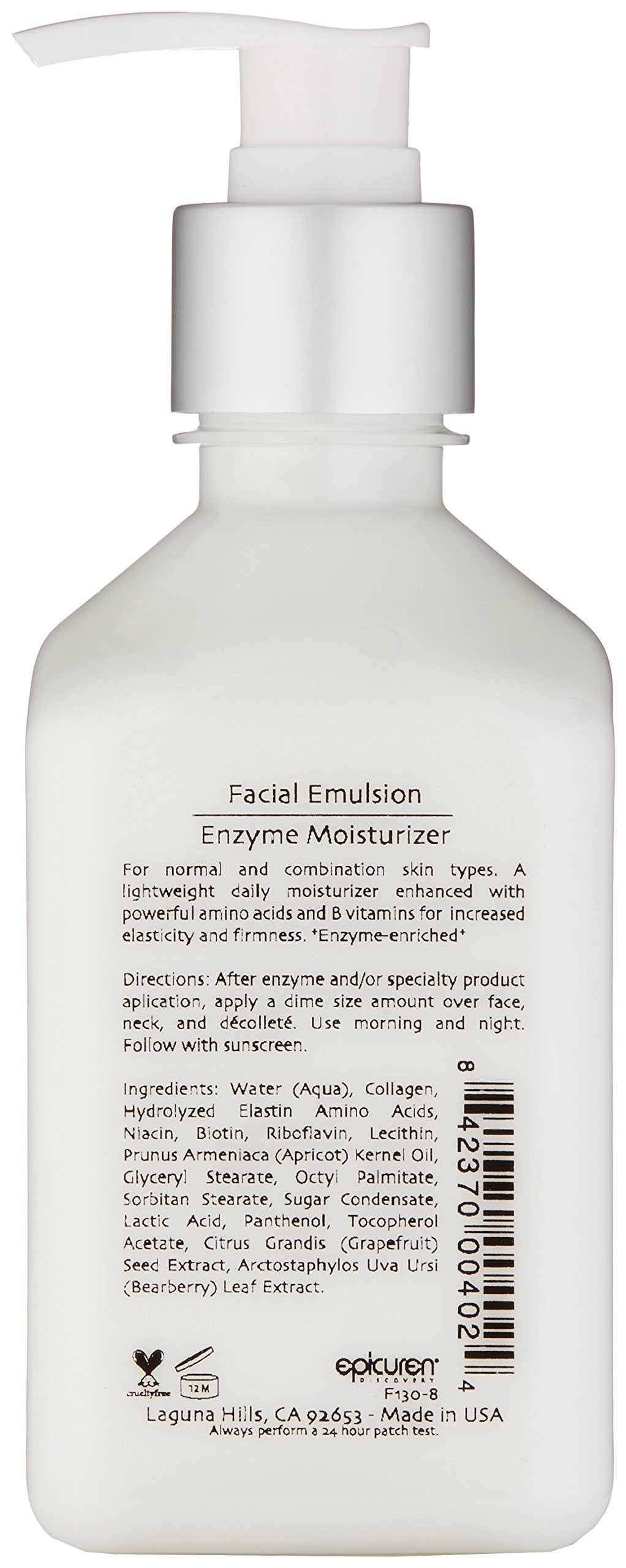 Epicuren Discovery Facial Emulsion Enzyme Moisturizer