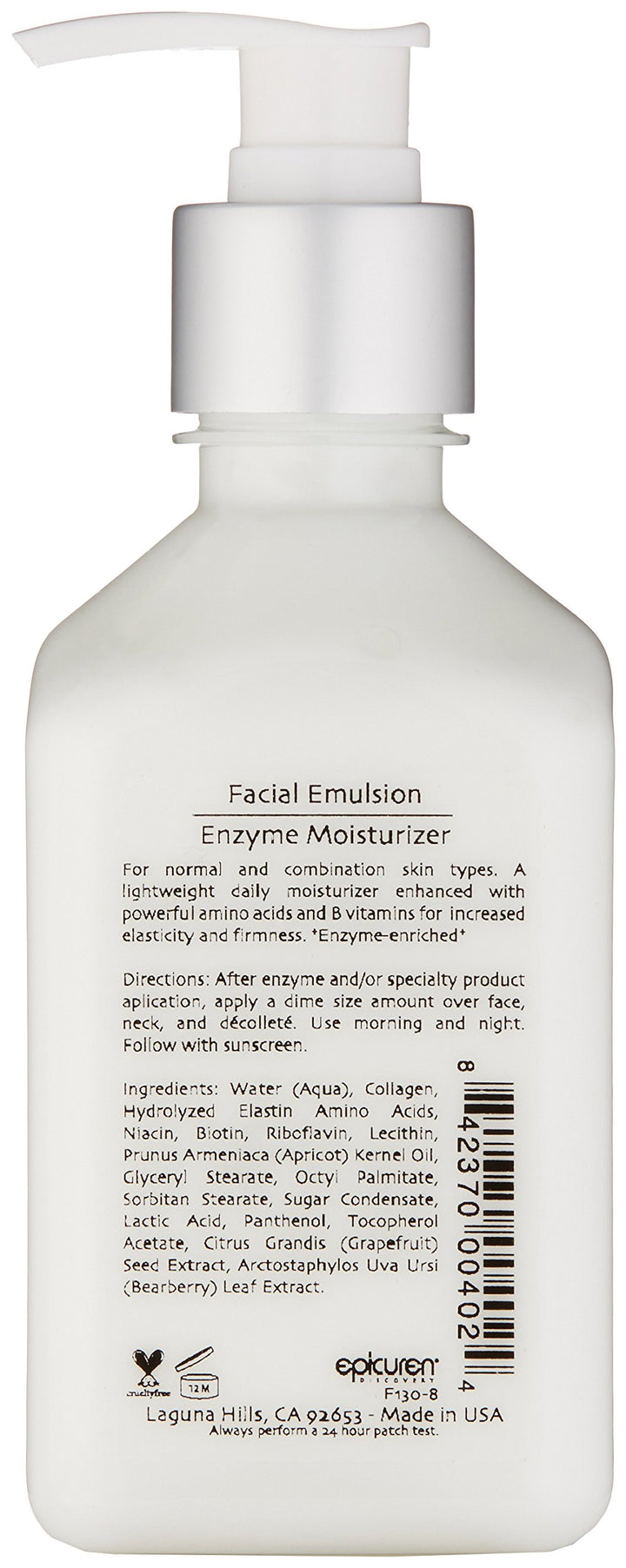 Epicuren Discovery Facial Emulsion Enzyme Moisturizer