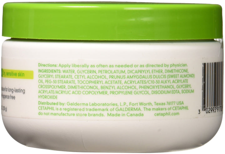 Cetaphil Moisturizing Cream, Fragrance Free, 8.8 Ounce