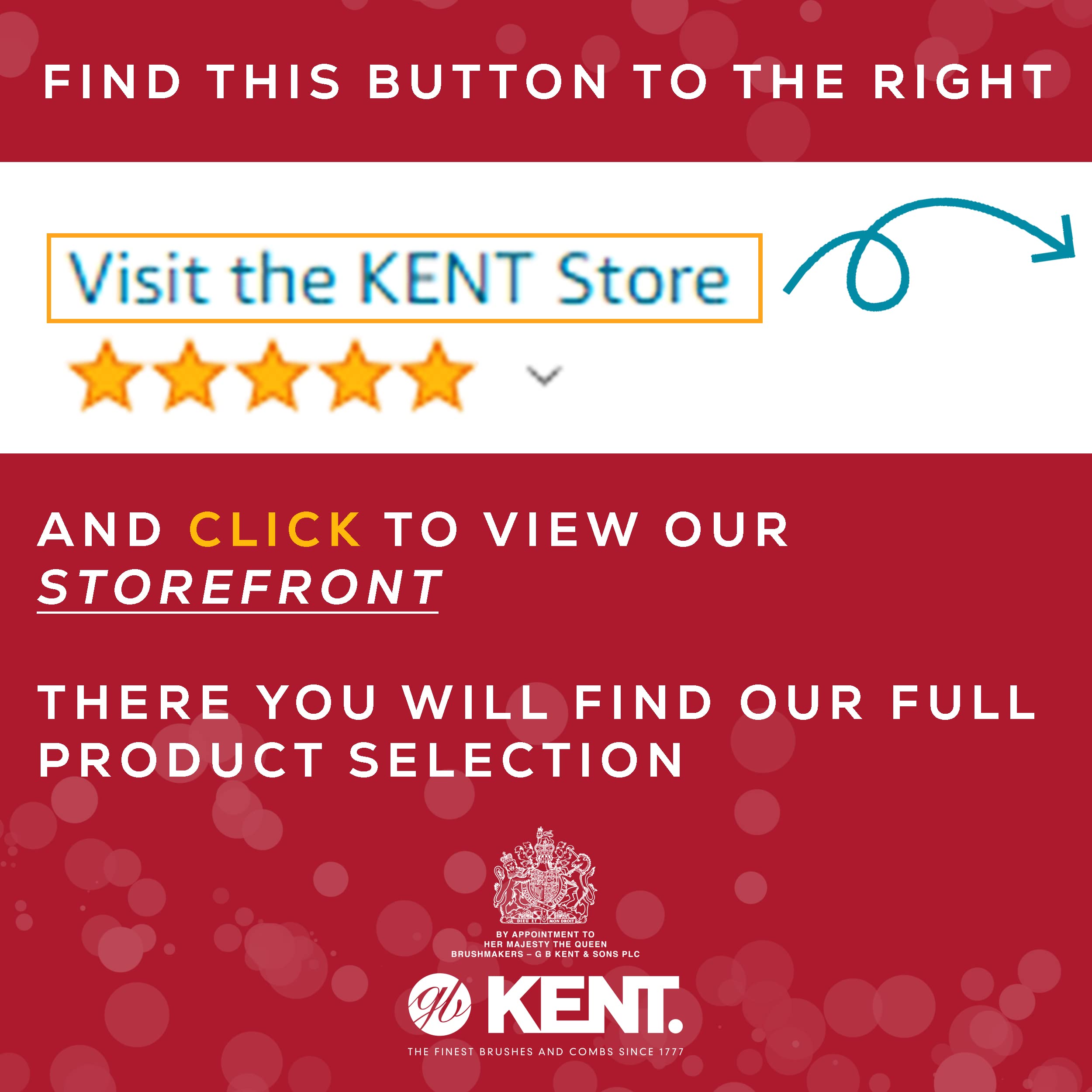 Kent Mens Pocket Comb, Black