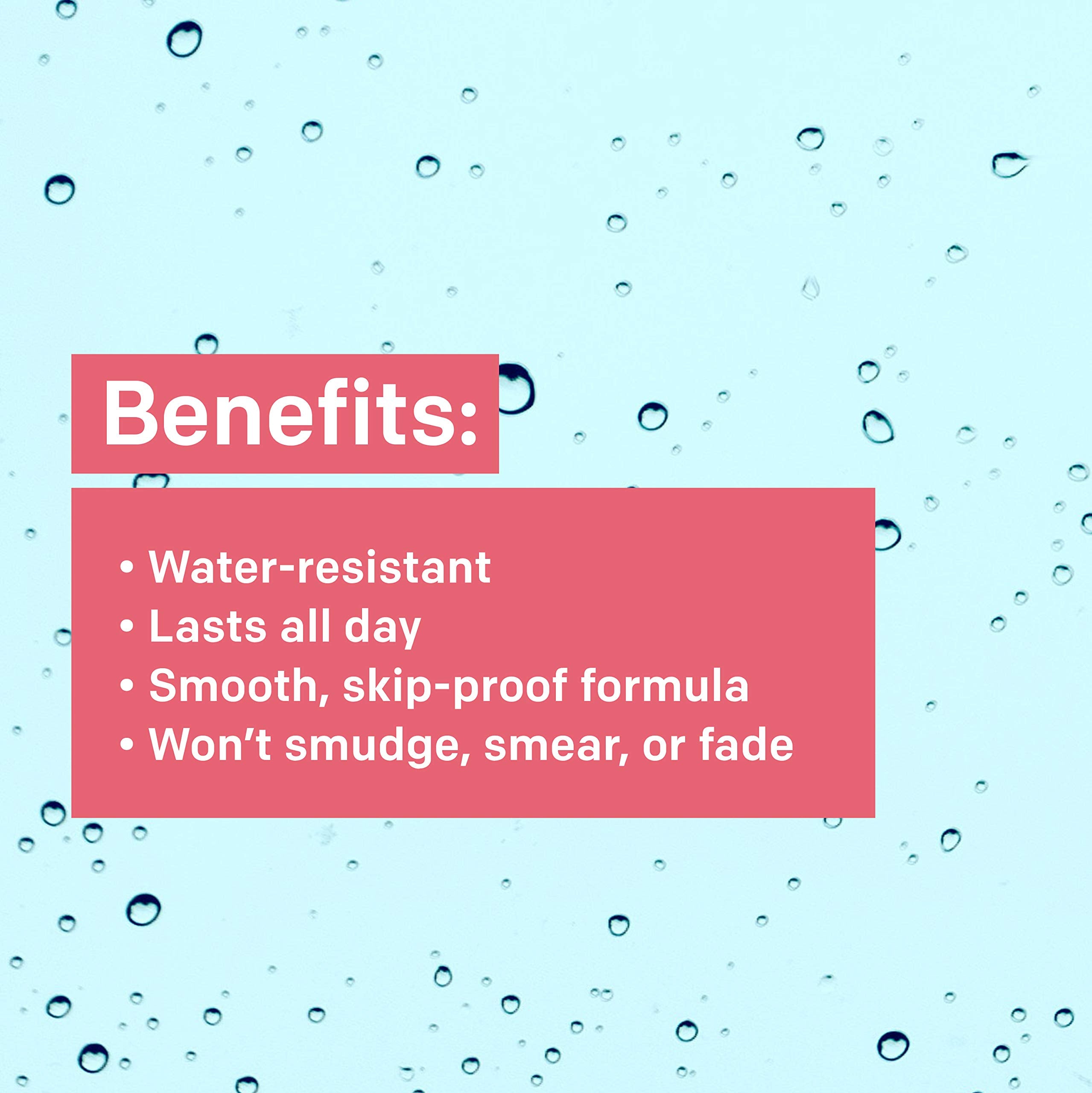 Almay Liquid Eyeliner, Waterproof and Longwearing, Hypoallergenic, Cruelty Free, -Fragrance Free, Ophthalmologist Tested, 222 Brown, 0.08 oz