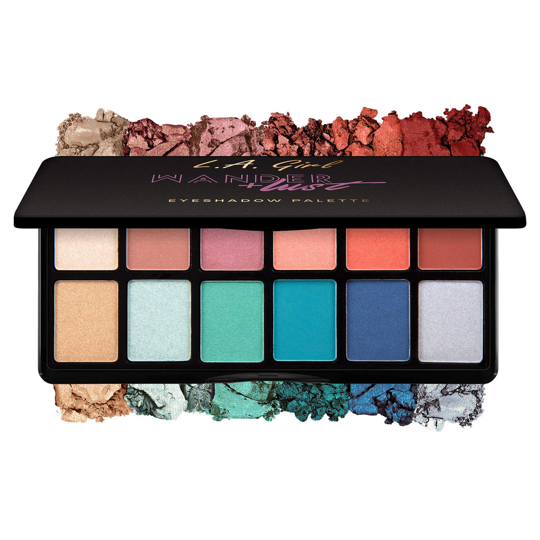 L.A Girl Fanatic Eyeshadow Palette, Wanderlust, 12 g