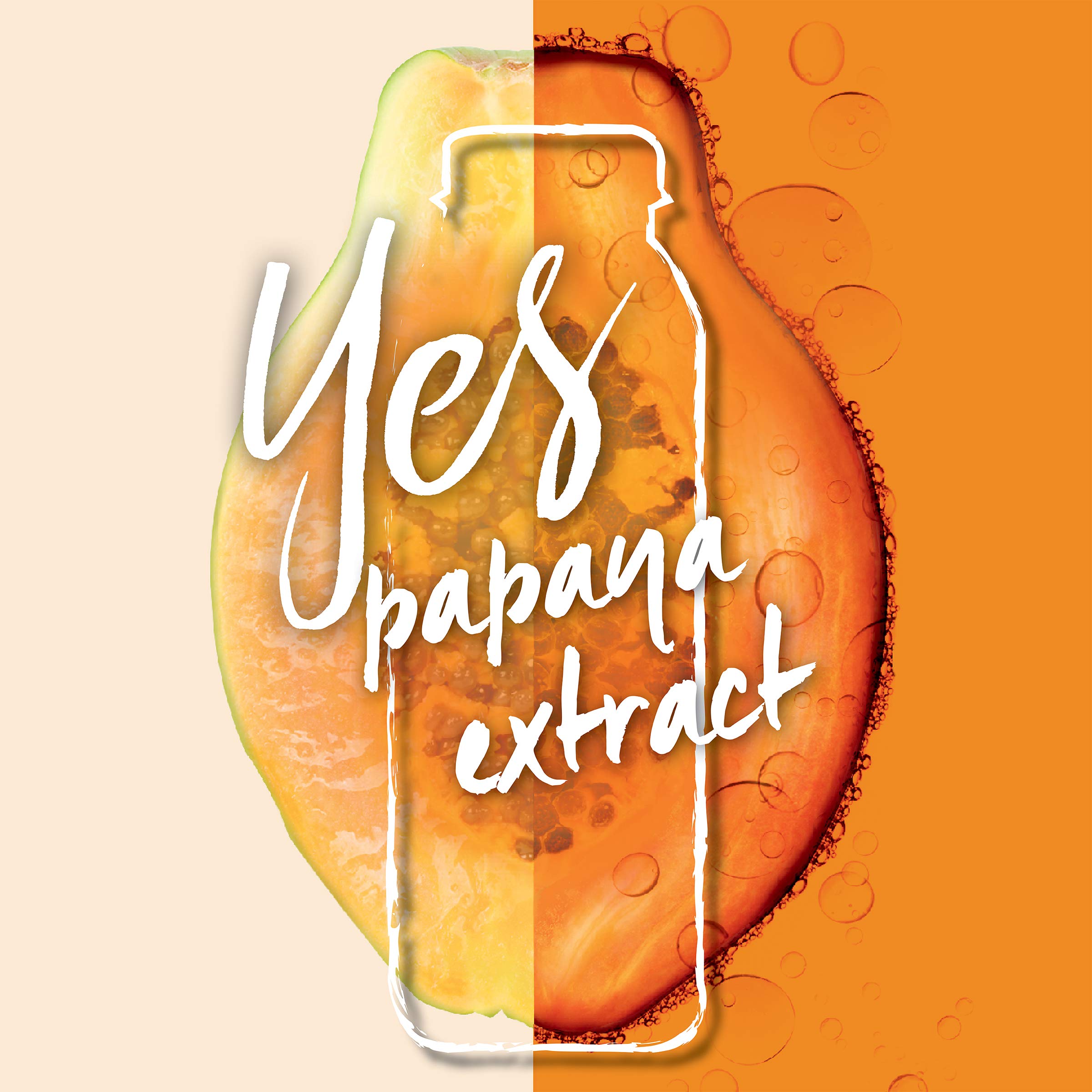 Garnier Fructis Damage Repairing Treat Shampoo, 98 Percent Naturally Derived Ingredients, Papaya, Nourish Dry Damaged Hair, Coconut, 11.8 Fl Oz