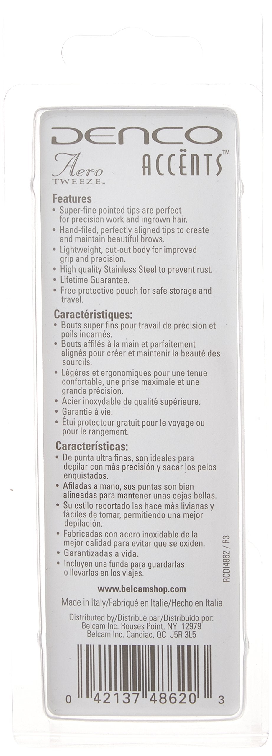 Denco Accents Aero Tweeze Point Tip, Assorted Colors