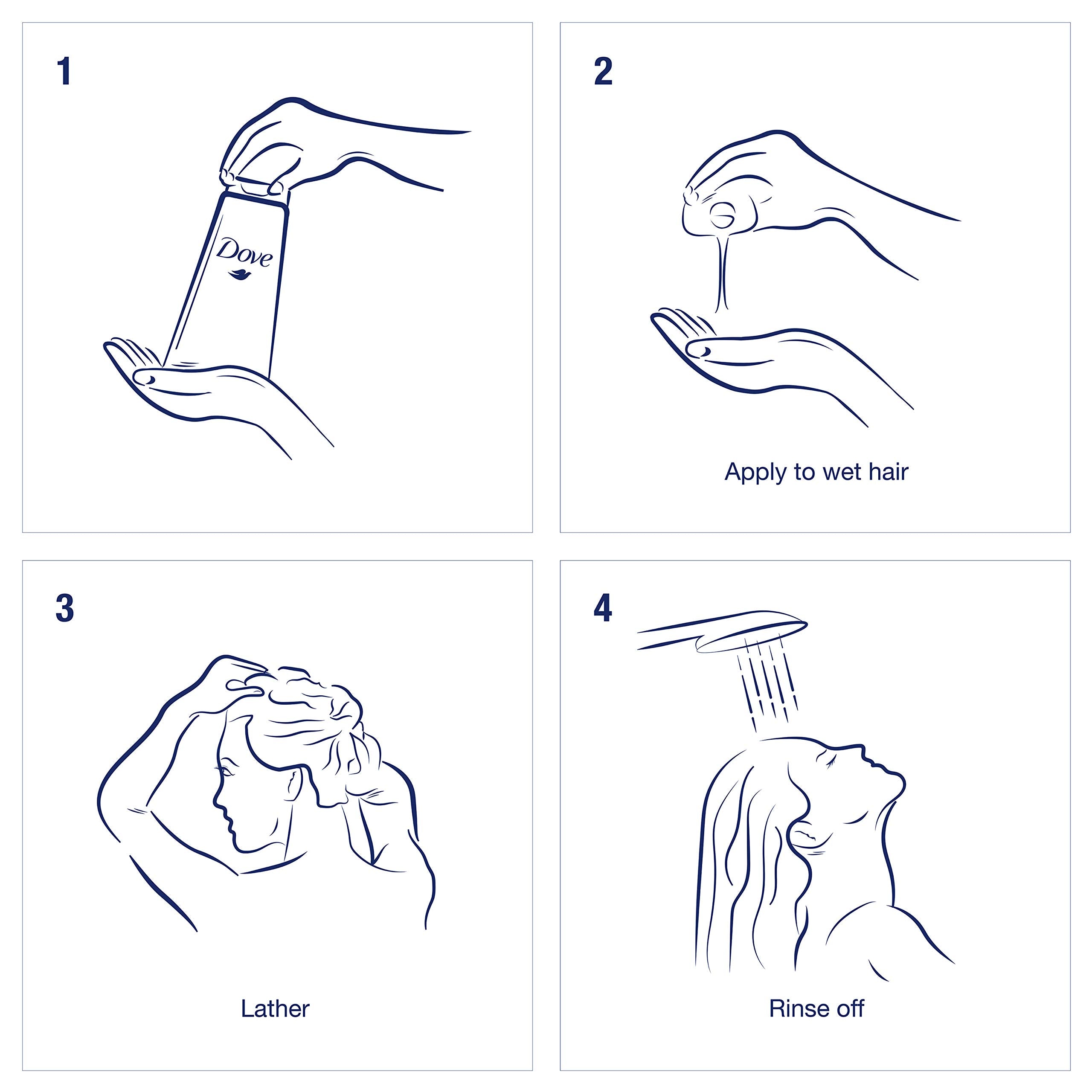 Dove Nourishing Secrets Shampoo Shampoo for Dry Hair Coconut and Hydration Shampoo for Dry Hair 12 oz