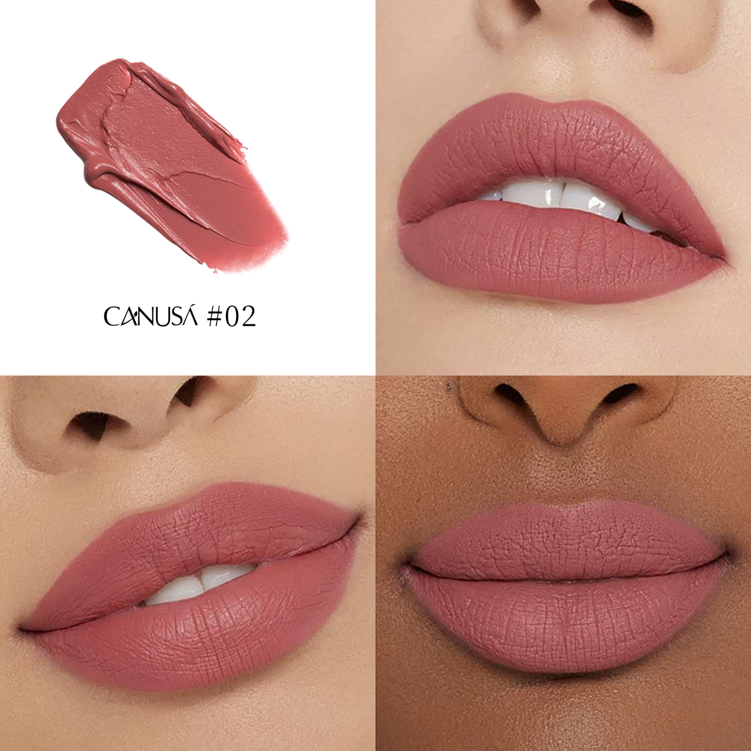 Matte Lipstick, Infallible Matte Resistance, Long Lasting, High Coverage, High Impact Lipcolour with Moisturising Creamy Formula (02, ONE SIZE)
