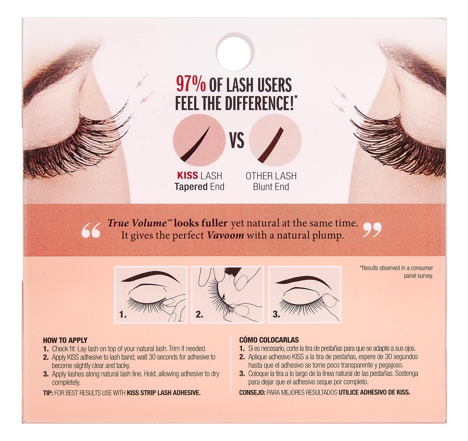 Kiss True Volume Lashes -Ritzy (2 Pack)