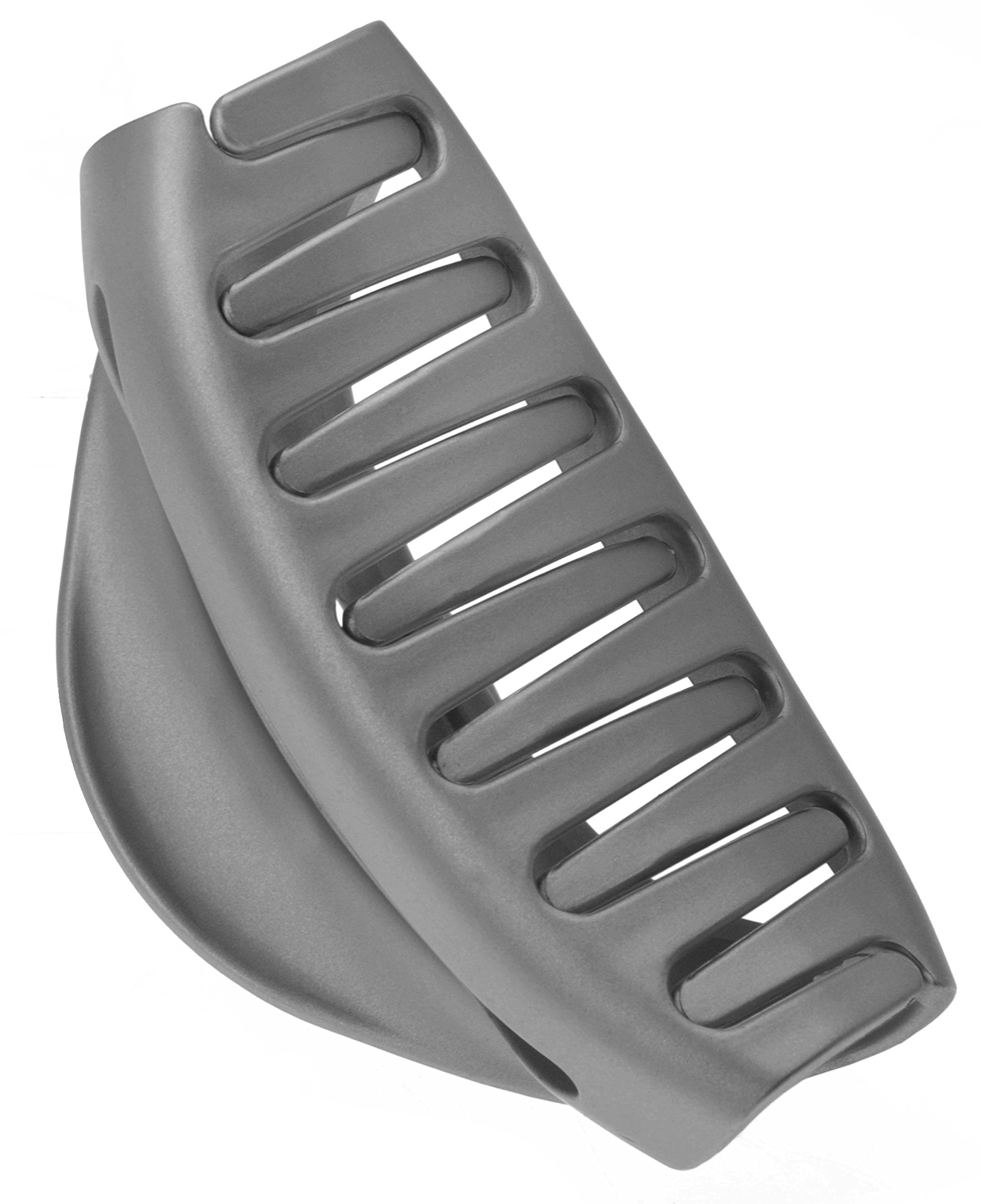 France Luxe Large Cutout Curve Jaw - Matte Graphite
