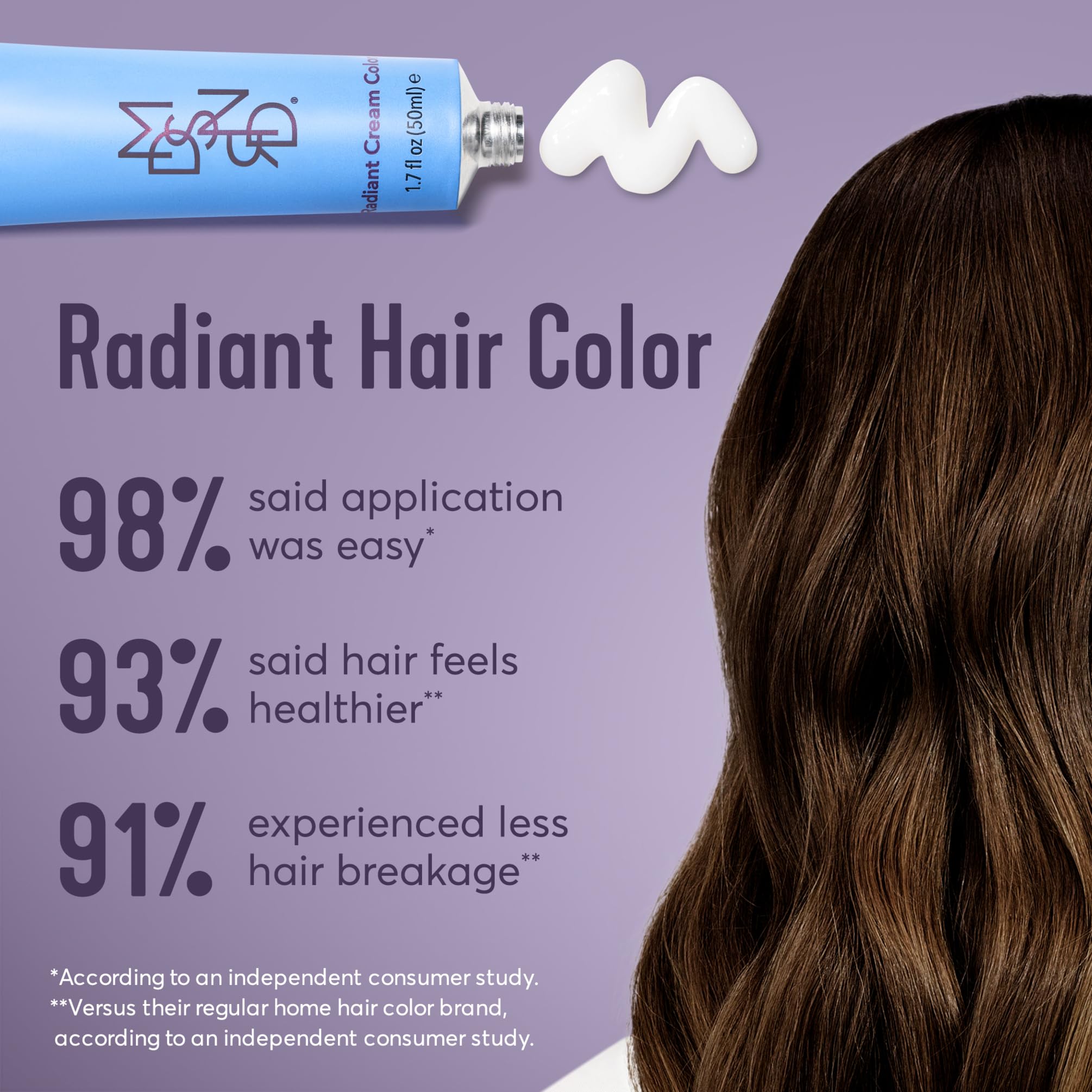Madison Reed Radiant Hair Color Kit, Medium Golden Brown for 100% Gray Coverage, Ammonia-Free, 6NGV Tuscany Brown, Permanent Hair Dye, Pack of 2