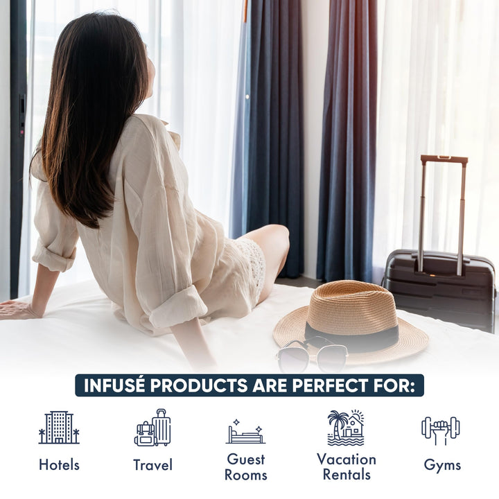 Terra Pure Infuse Lavender Mint Hotel Conditioner | 1 Gallon | For Hospitality & Vacation Rentals to Refill Dispensers | (4 Gallons)