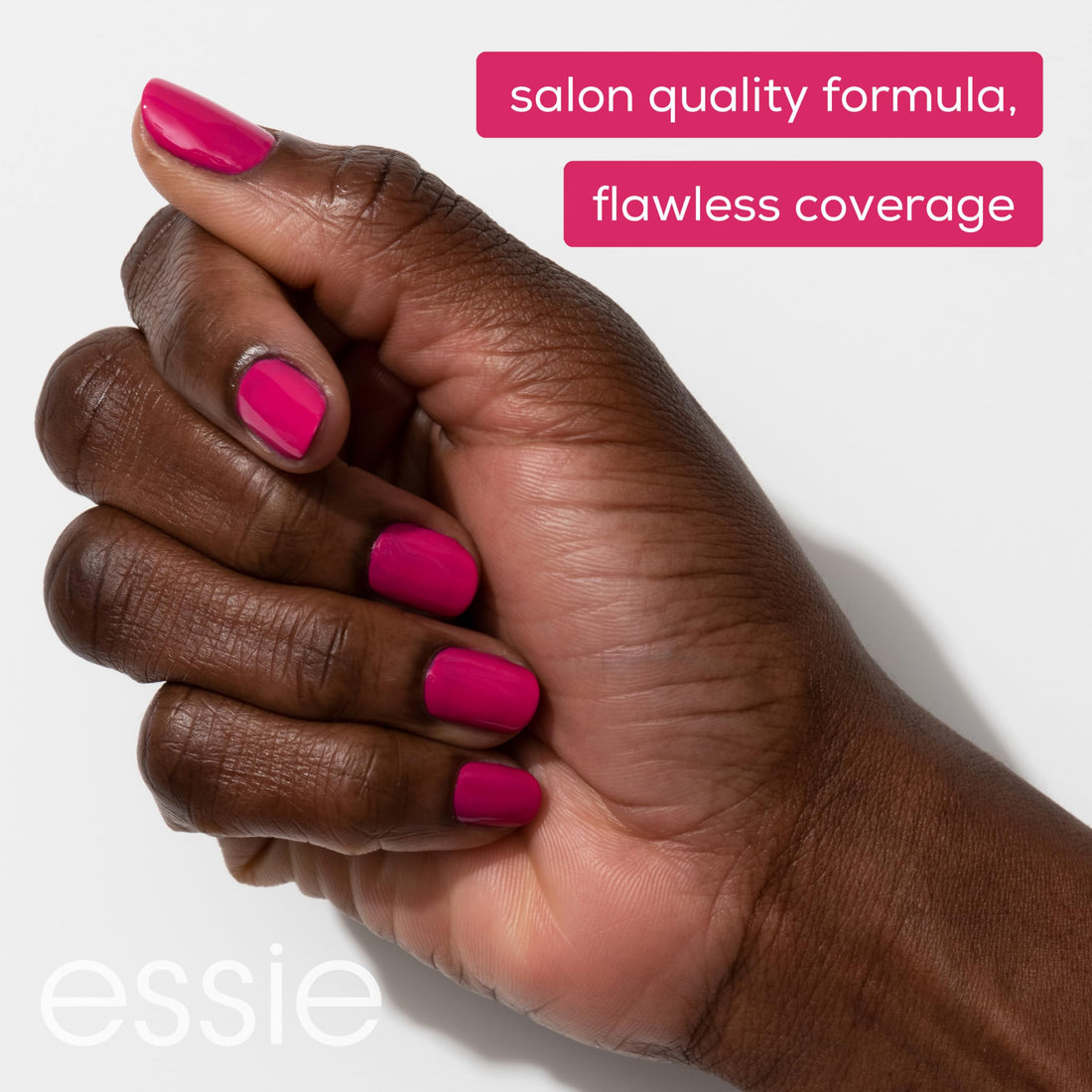 essie Nail Polish, Salon-Quality Deep Red-Brown Nail Polish, Vegan, Bed Rock & Roll, 0.46 fl oz