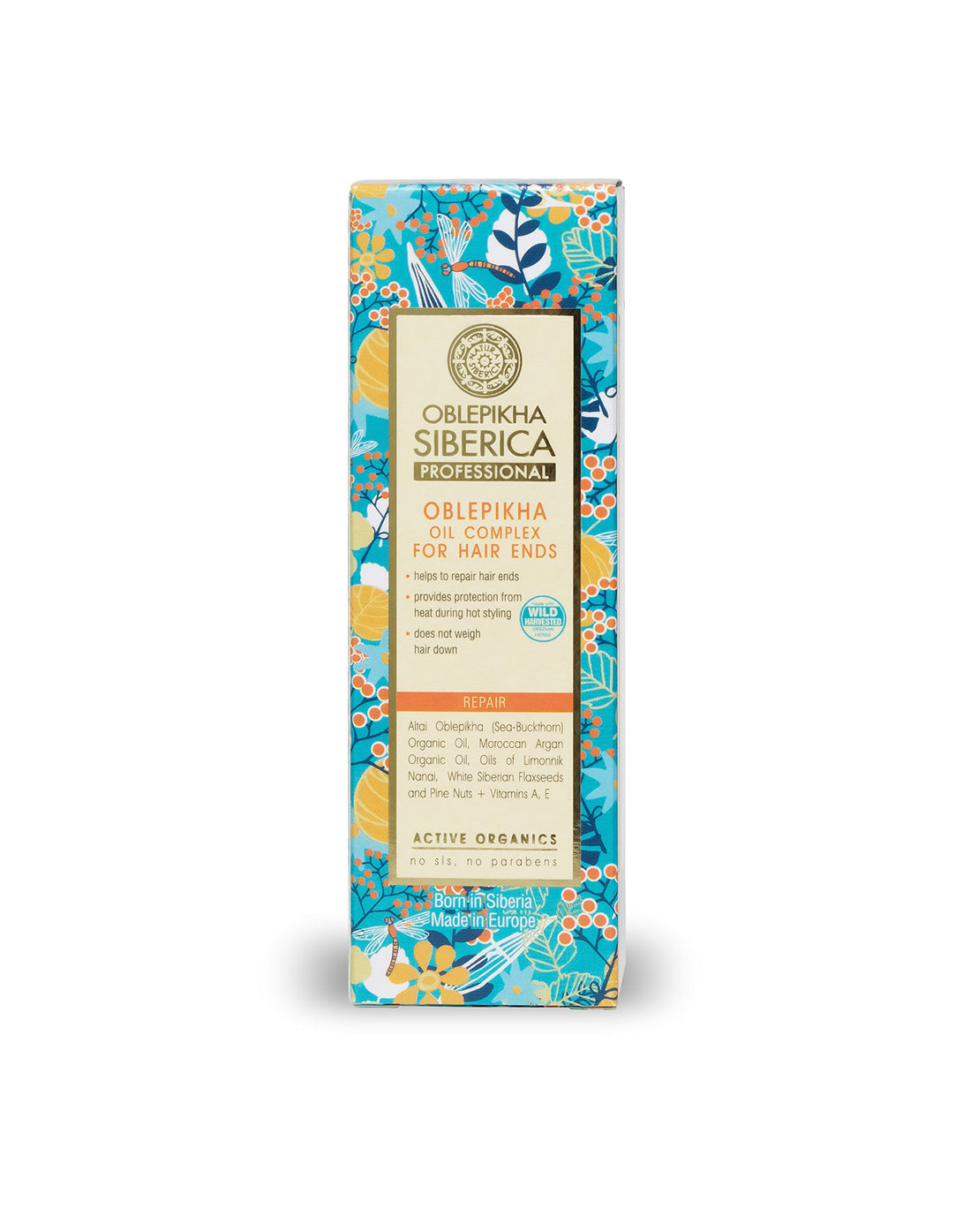 Active Organic Sea Buckthorn Oil for Hair Tips 50 Ml (Natura Siberica)