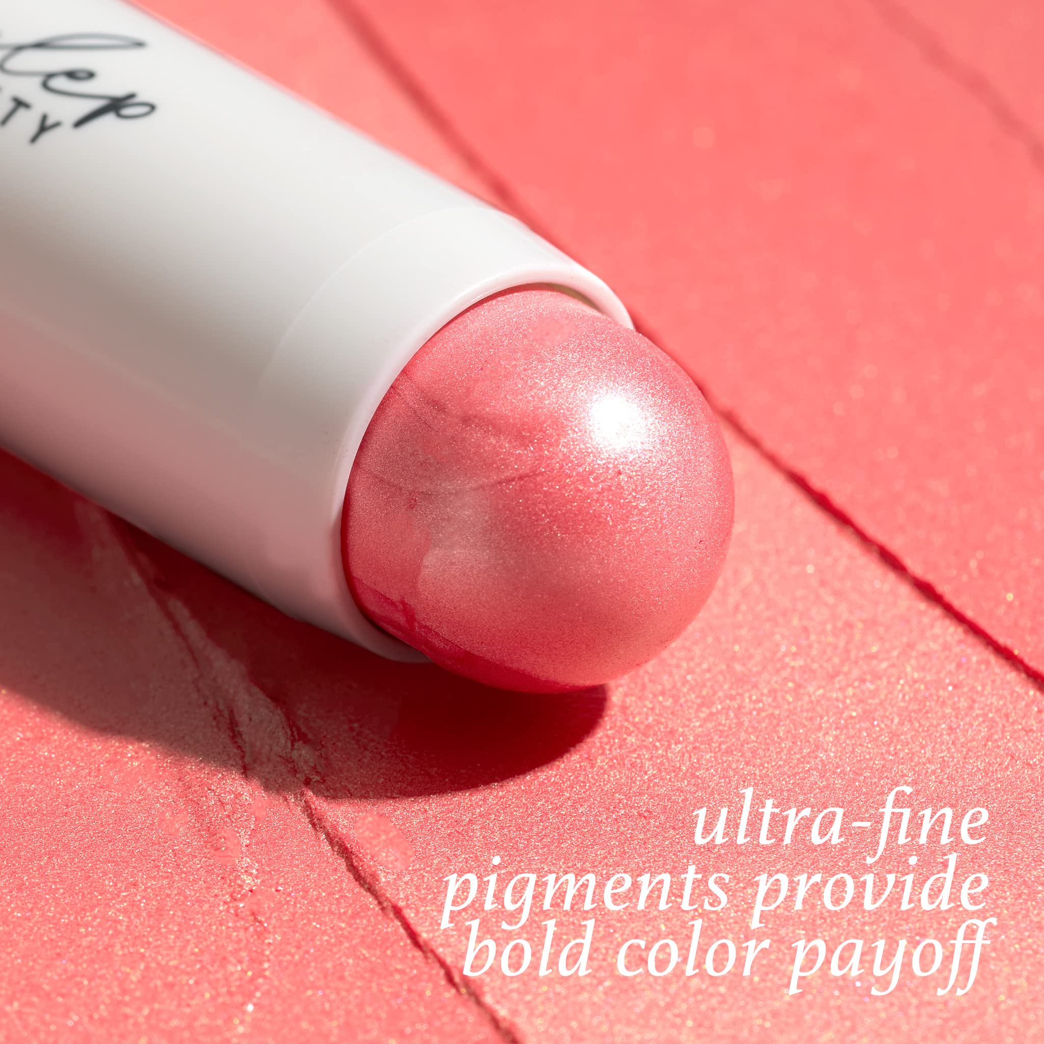 Julep Skip The Brush CrÃƒ¨me To Powder Cream Blush Stick For Cheeks, Eyes & Lips, Golden Guava