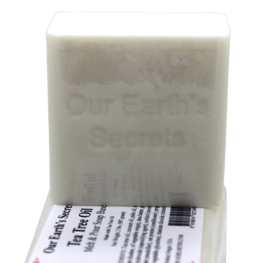 Our Earth27s Secrets Our Earth'S Secrets - 2 Lbs Melt And Pour Soap Base - Tea Tree Oil