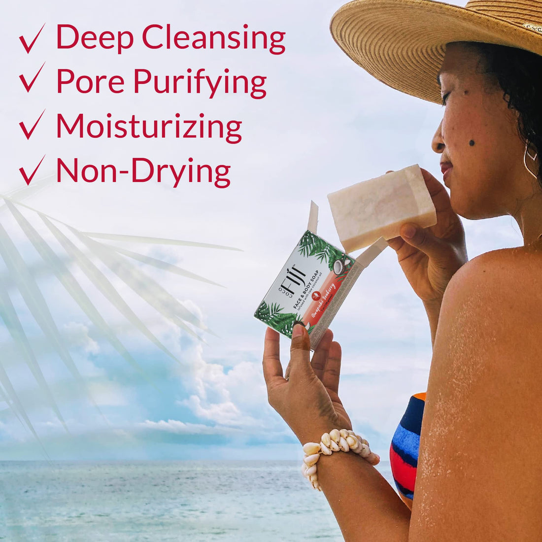 Organic Fiji Organic Awapuhi Seaberry Soap Bar 240 Gram Bar Soap