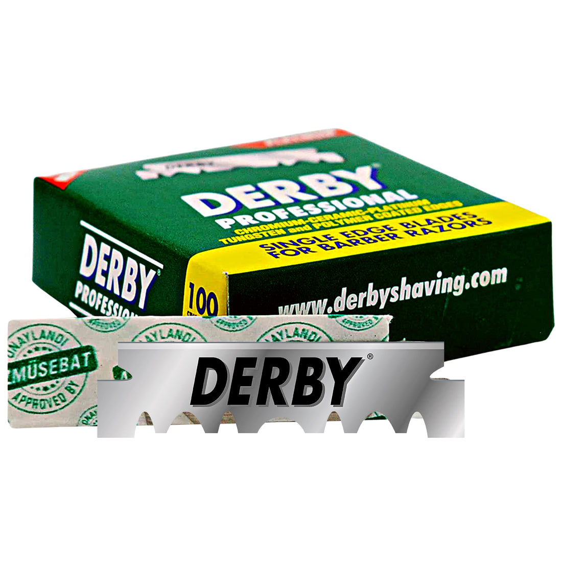 1000 Derby Professional Single Edge Razor Blades for straight razor