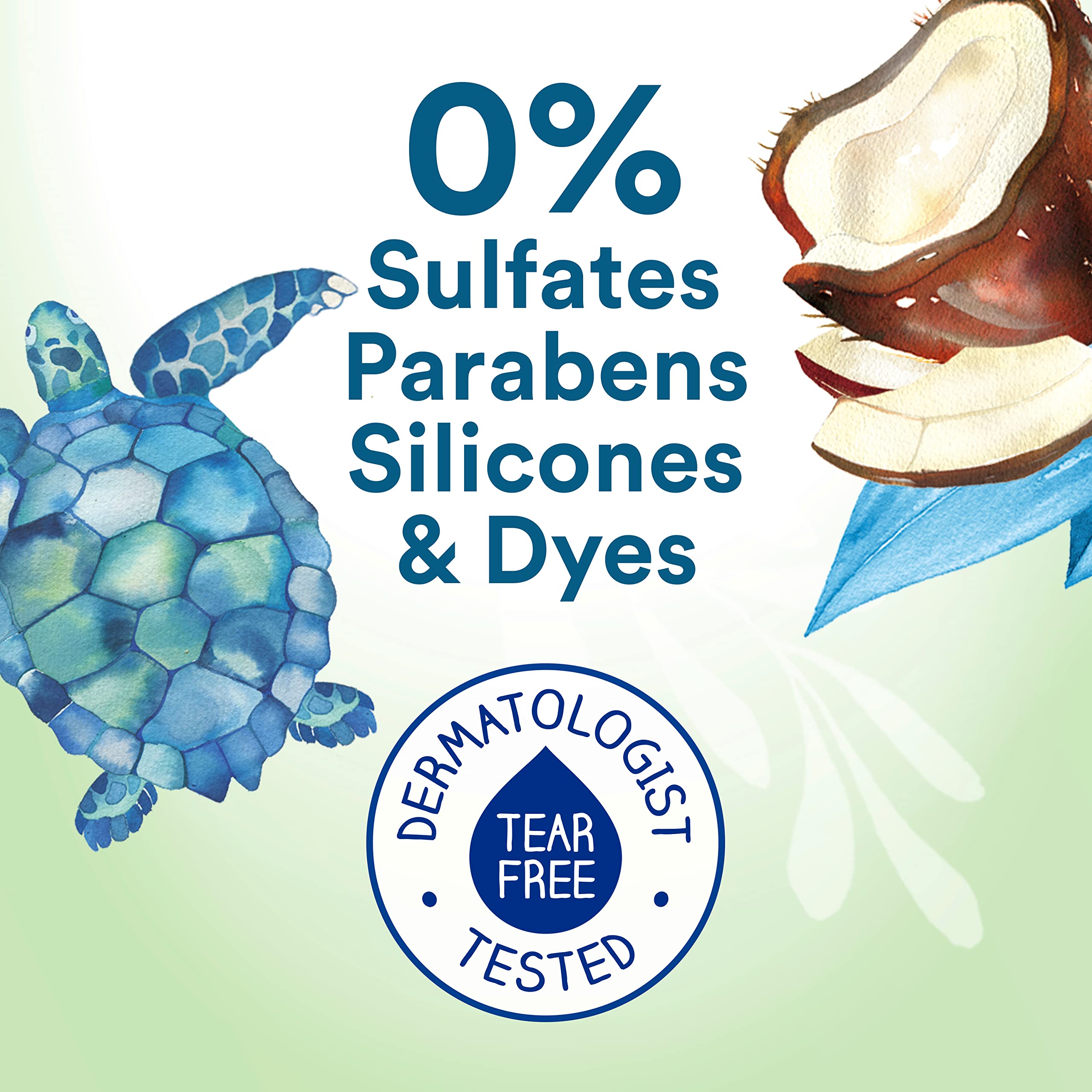 Suave Kids Naturals 3in1 Shampoo Conditioner Body Wash Kids 3 in 1 with Coconut Oil Dermatologist-Tested and Tear-free Shampoo Conditioner Bodywash 16.5 oz