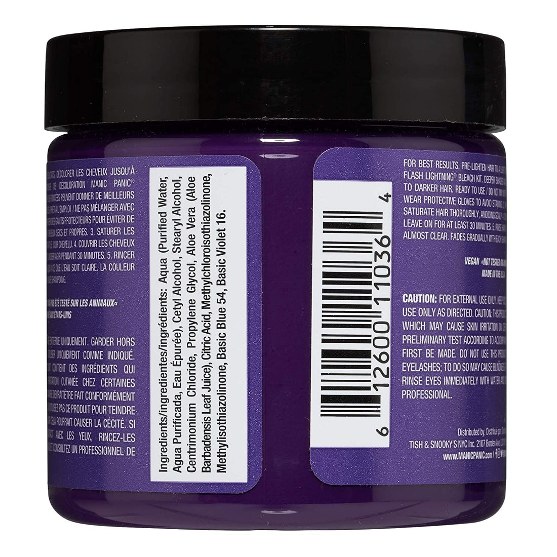 Manic Panic Semi-Permament Haircolor Electric Amethyst 4oz (3 Pack)