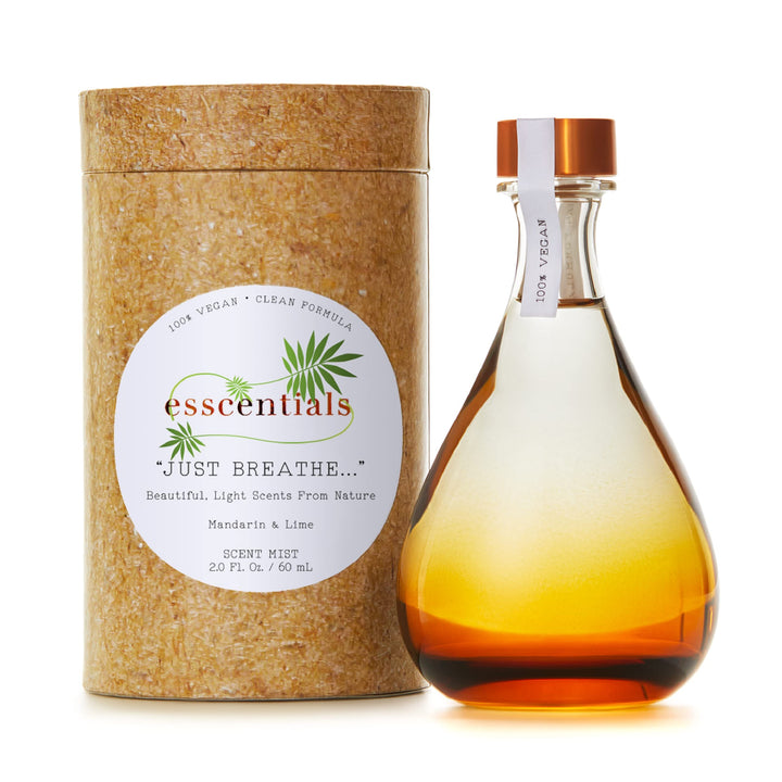 ESSCENTIALS Just Breathe. Fragrance Mist | Light, Buildable, Spray Fragrance Featuring Subtle Notes Of Mandarin & Lime, 2.0 oz / 60mL