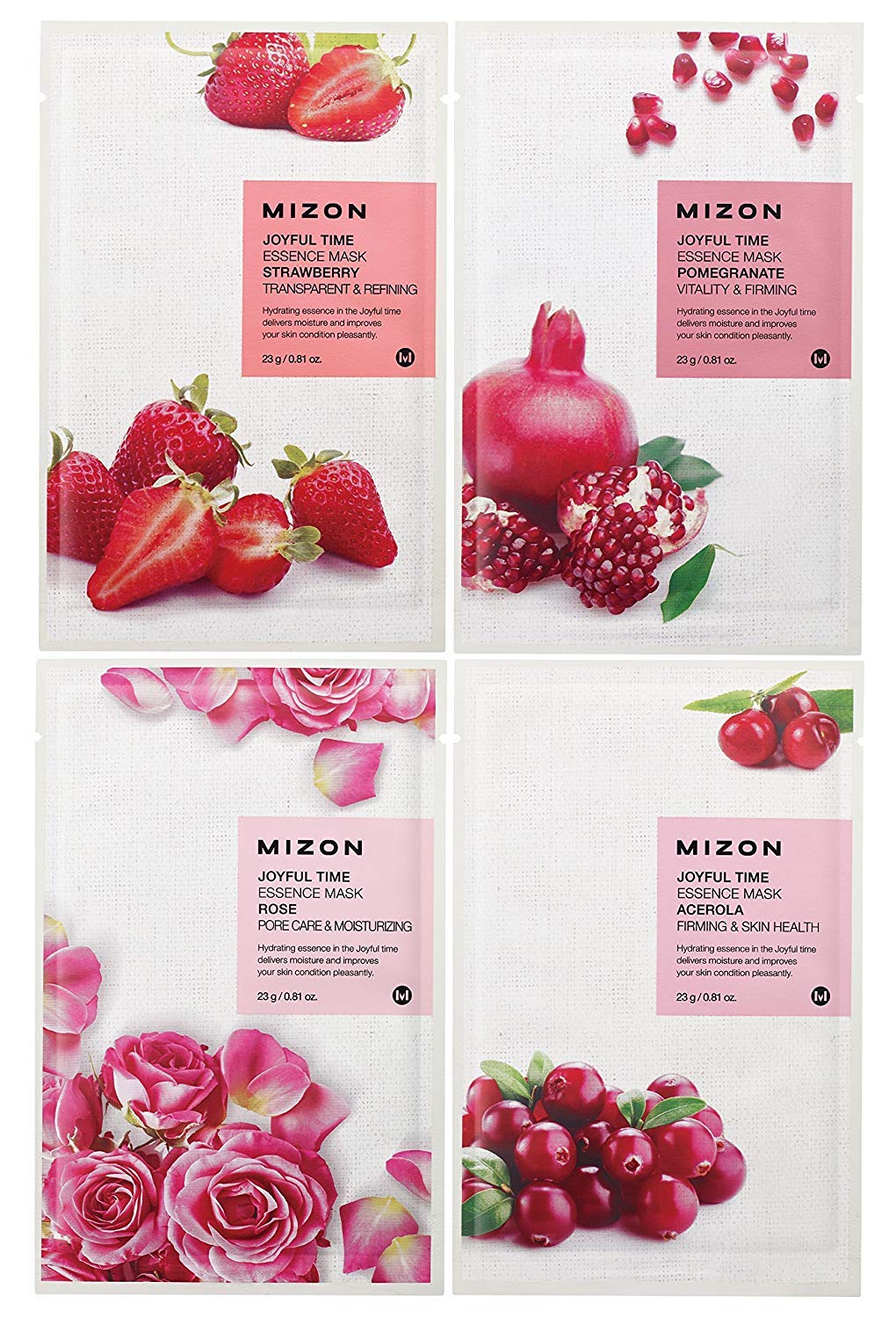 Mizon Essence Full Face Facial Mask Sheet (16 Combo Pack)