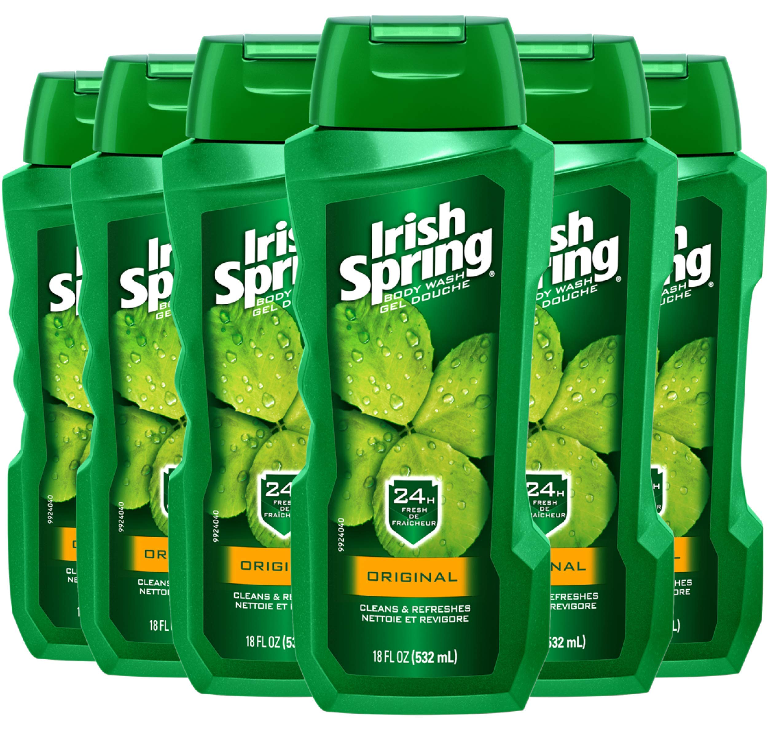 Irish Spring Body Wash, Original, 18 Fl Oz (Pack of 6)