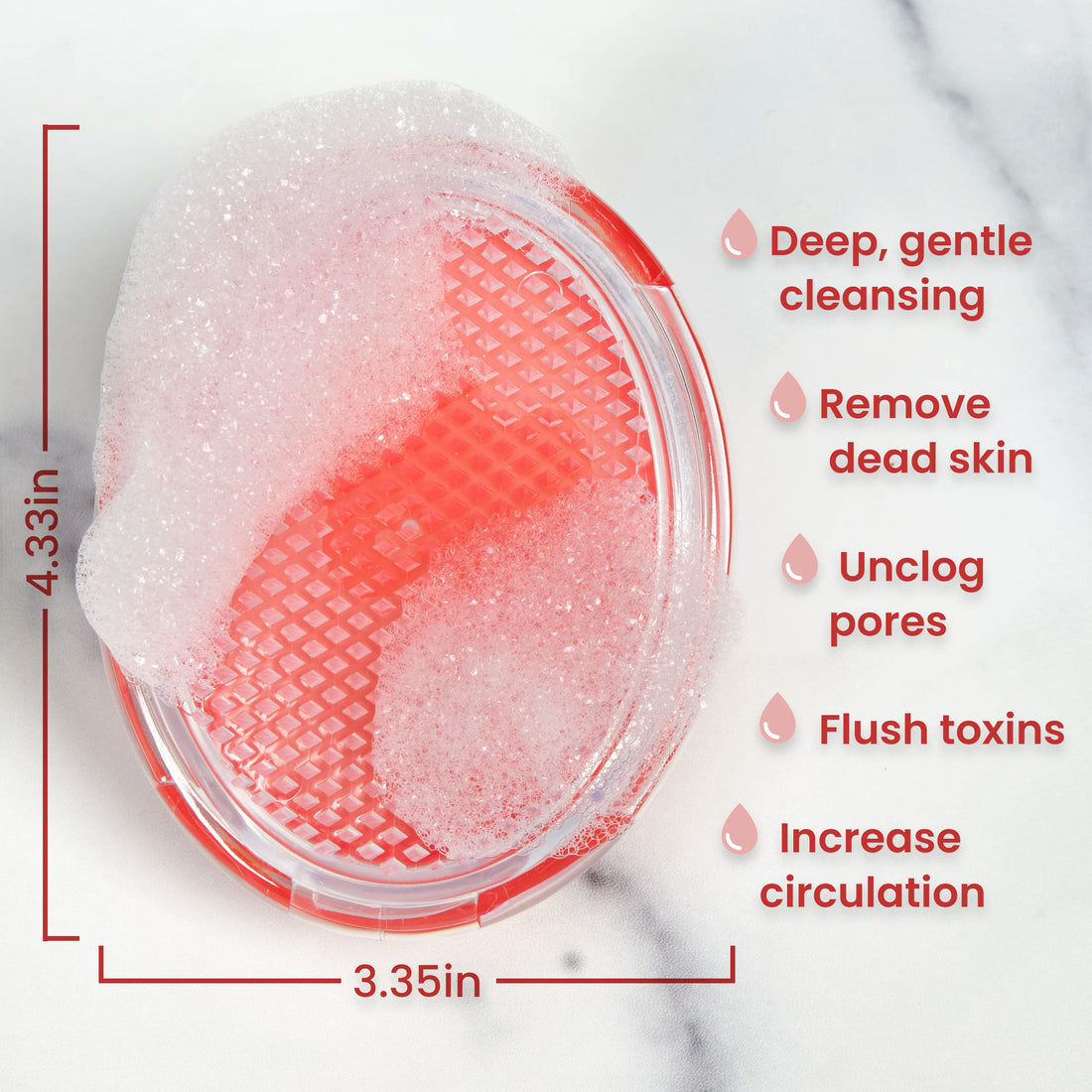 Exfoliating Brush to Treat and Prevent Razor Bumps and Ingrown Hairs - Eliminate Shaving Irritation for Face, Armpit, Legs, Neck, Bikini Line - Silky Smooth Skin Solution for Men and Women by Dylonic