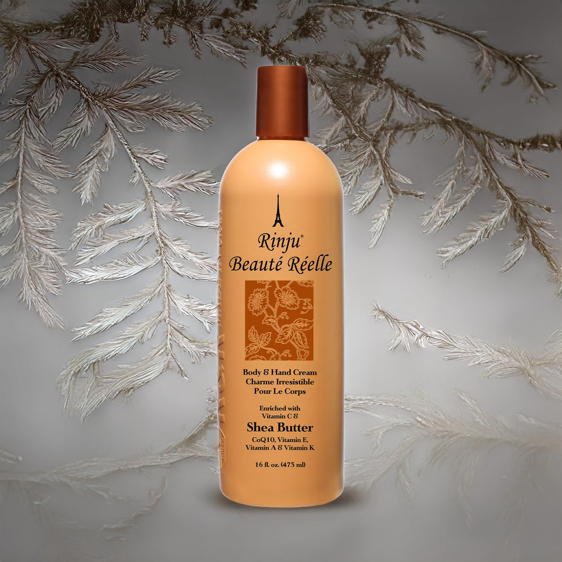 Rinju Beaute Reelle Body And Hand Lotion, 16 Ounce