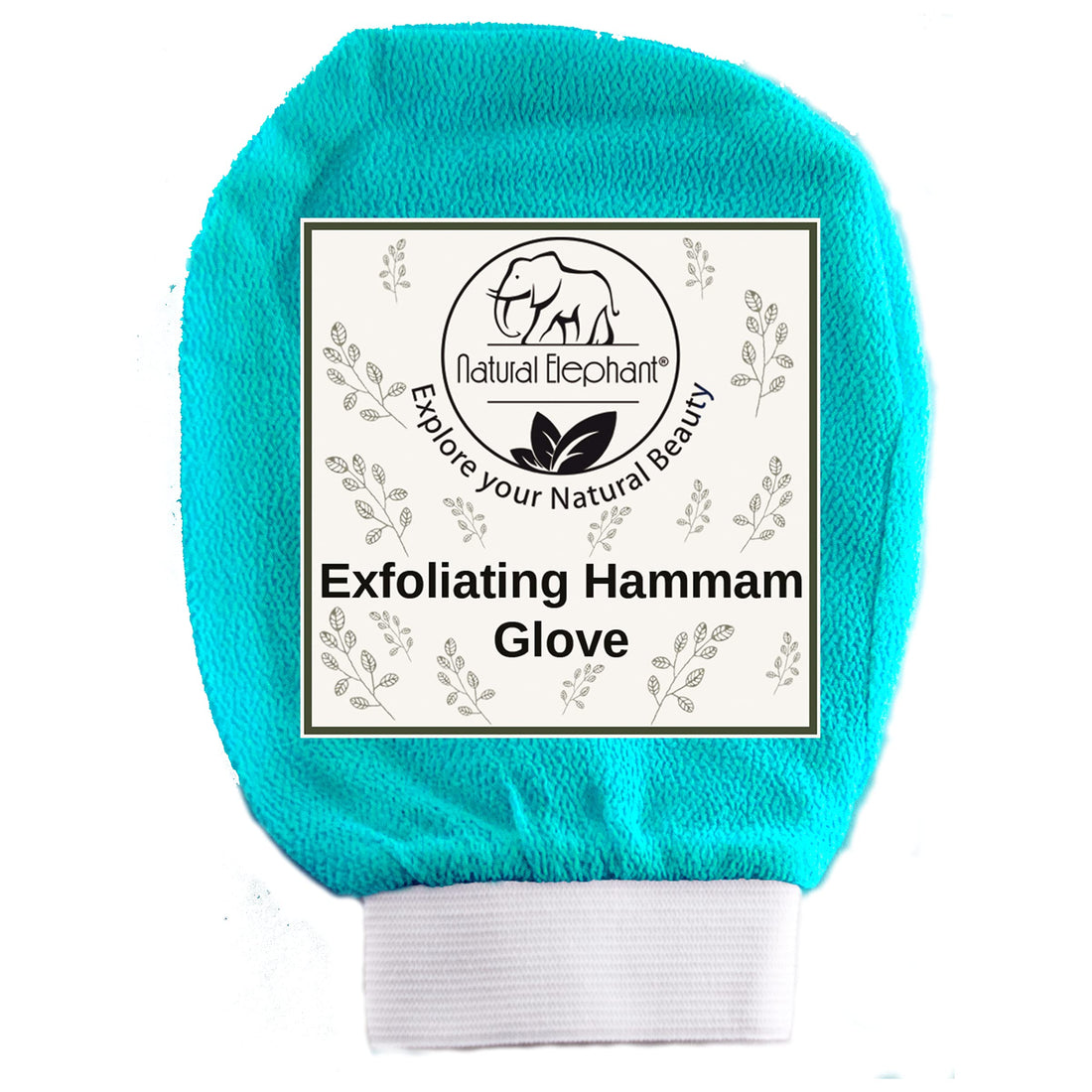 Natural Elephant Exfoliating Hammam Glove… (Teal Waves 5 Pack)