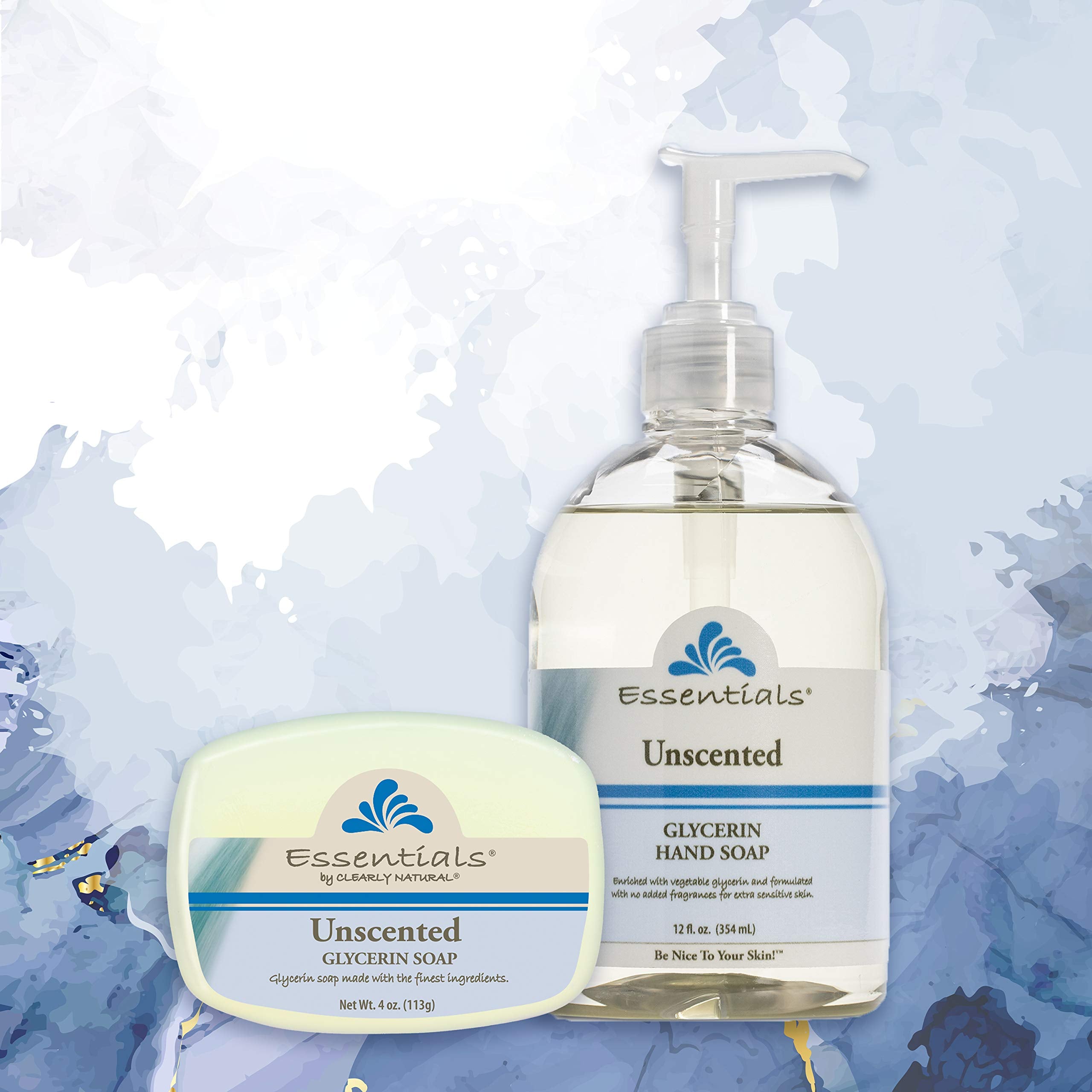 Clearly Natural Glycerine Bar Soap, Unscented, 3 Count, 4 oz each by Clearly Natural