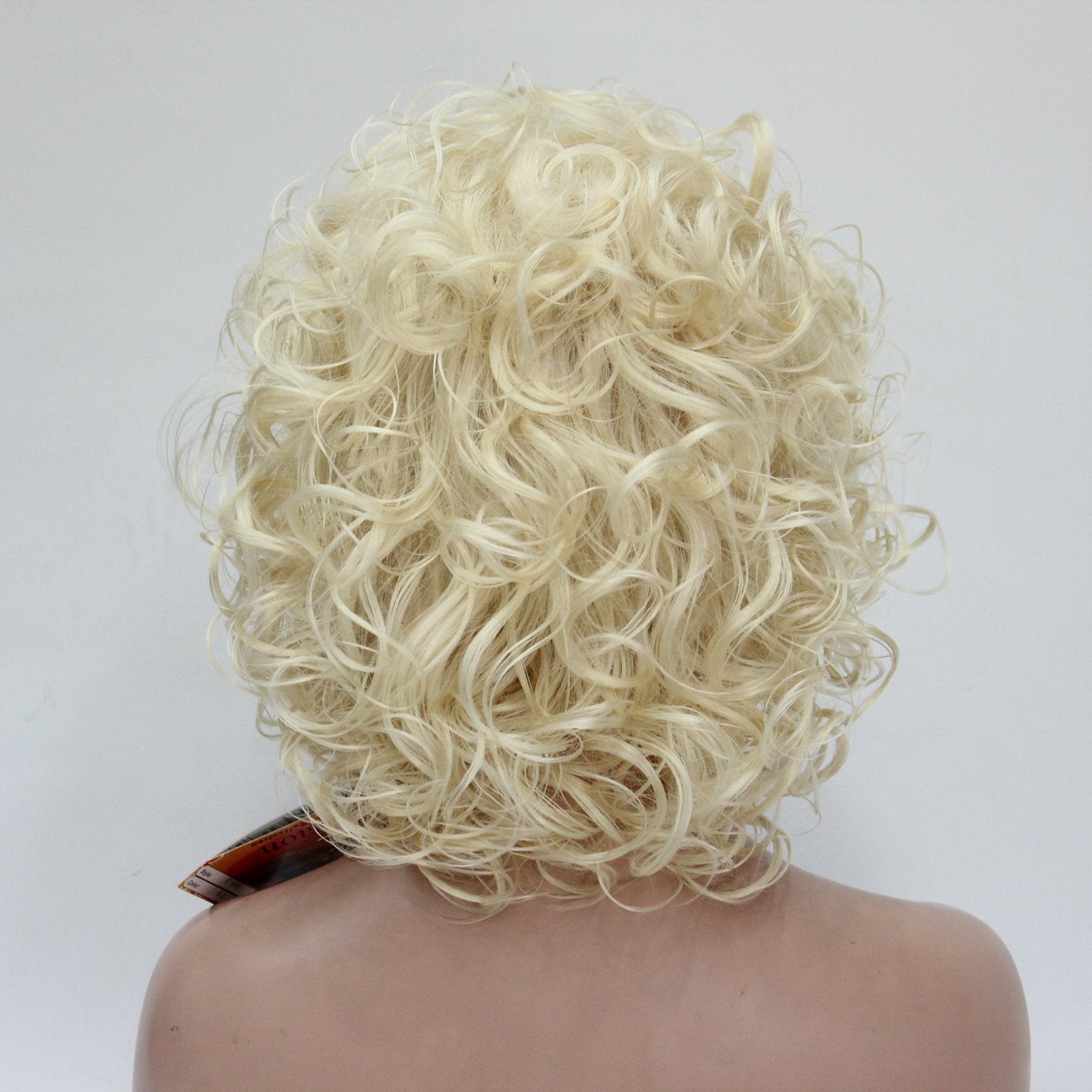 Lydell Short Soft Super Curly Layered Natural Movement Synthetic Wig Wigs #613 Blonde …