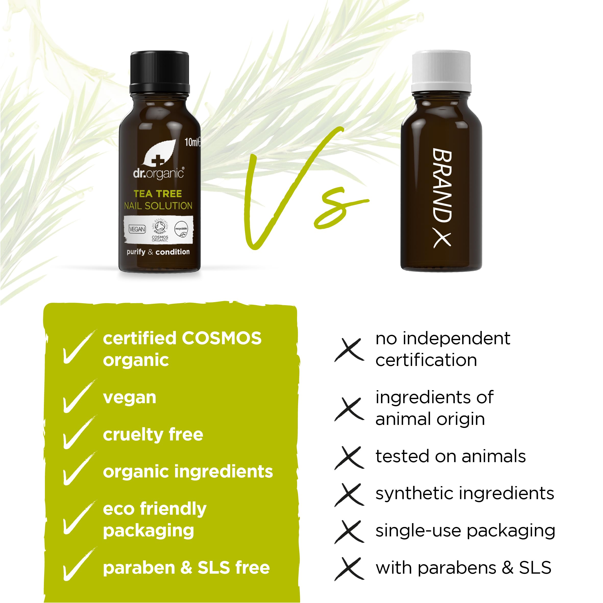 Organic Doctor Tea Tree Nail Solution, 0.34 Fluid Ounce