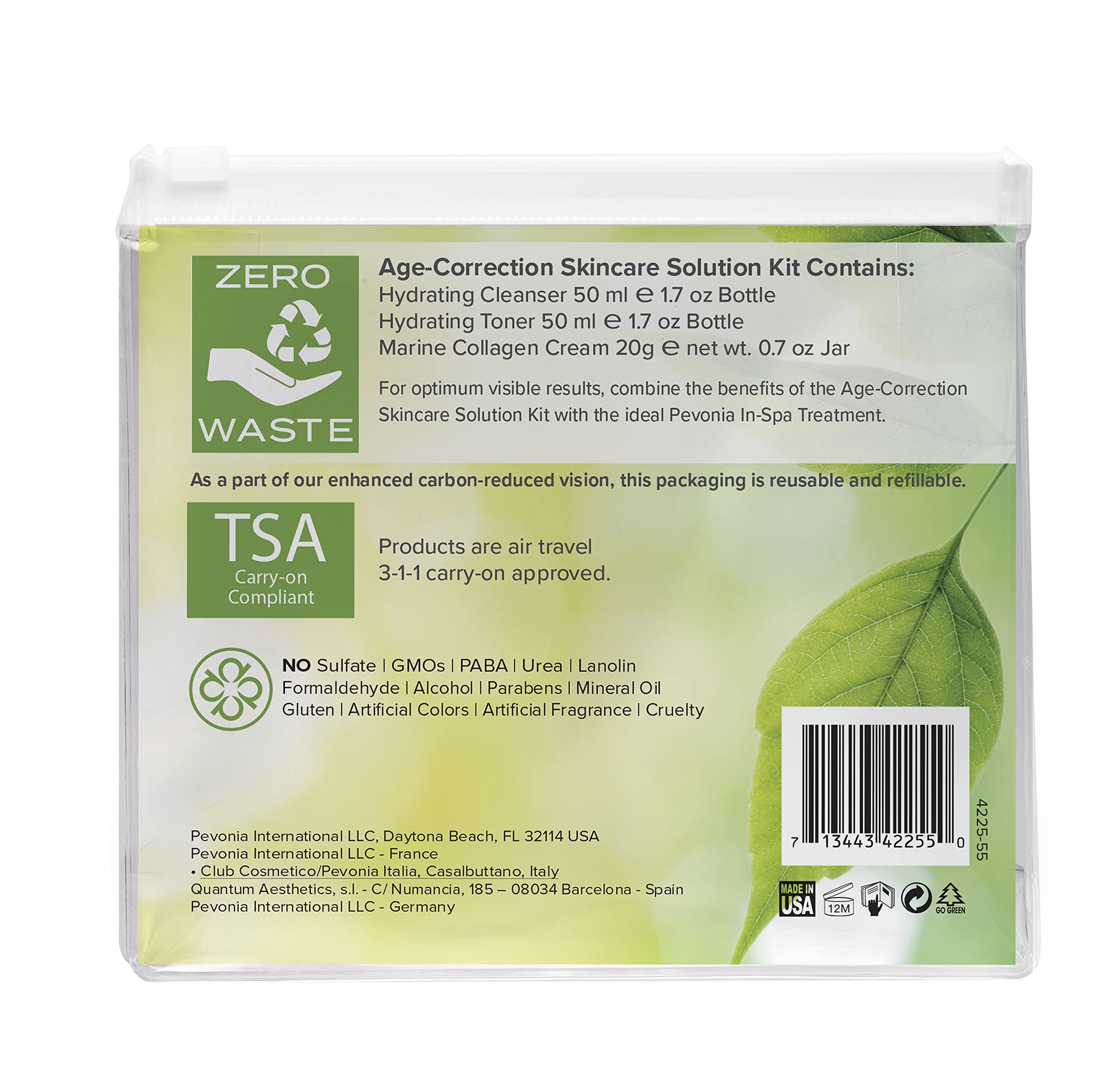 Pevonia Skincare Solution, Power Repair Kit, 3 Piece Set