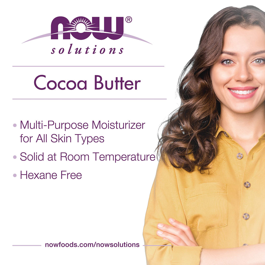 Now Foods, Solutions, Cocoa Butter, 7 fl oz (207 ml)
