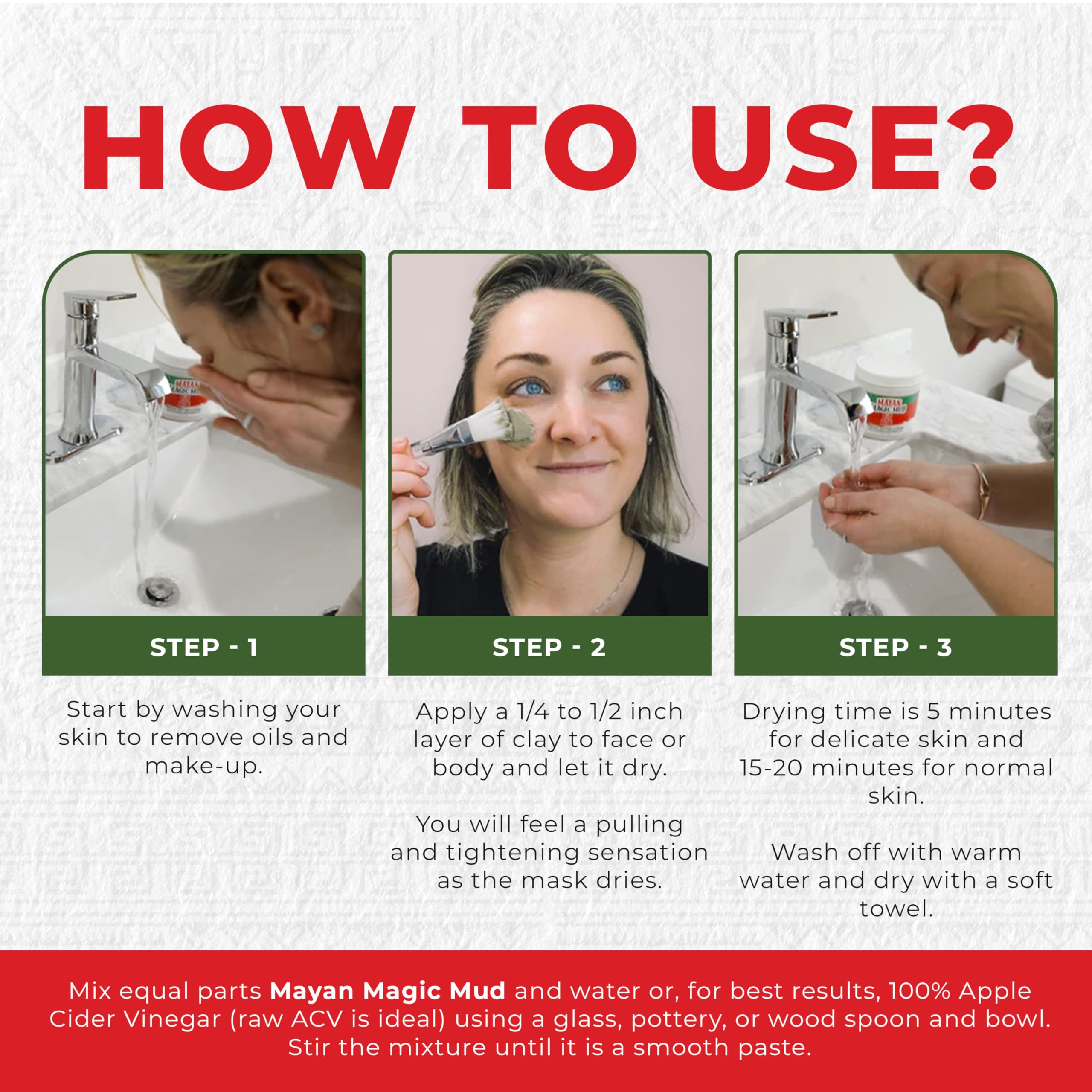 Mayan Magic Mud Powerful Deep Pore Cleansing Clay 8.0oz Strawberry Margarita