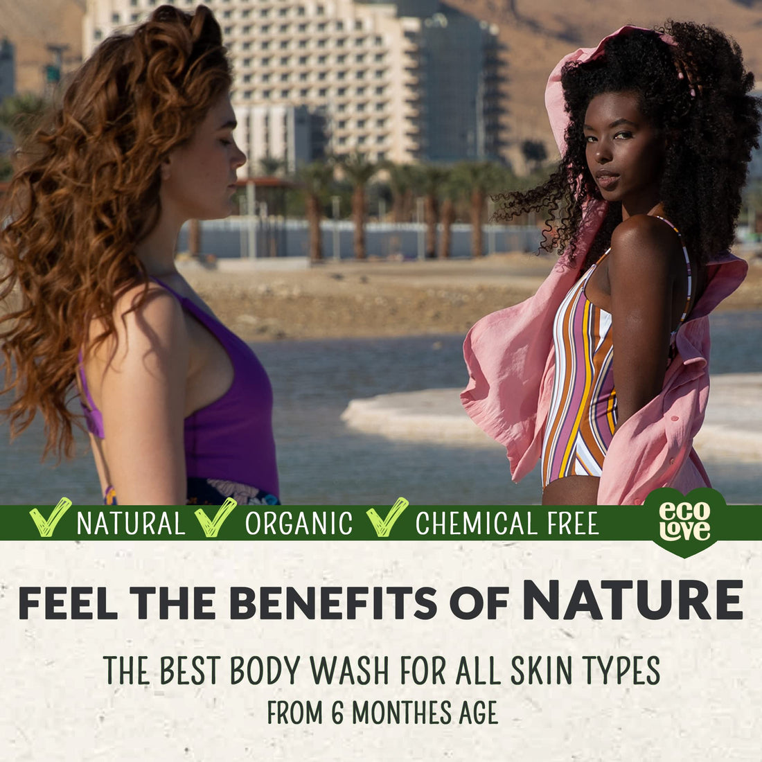 100% Vegan Shower Gel Made With Cucumber, Spinach And Parsley For Babies, Kids, Men And Women Natural Body Wash- Sulfate, Cruelty And Paraben Free From 6 Months Age - 17.6 Oz