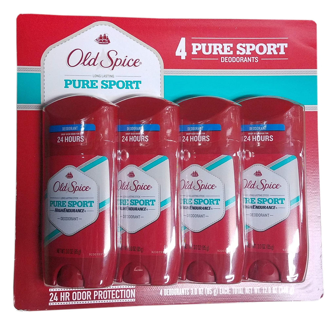 Old Spice High Endurance Pure Sprt 4/3.0 Oz