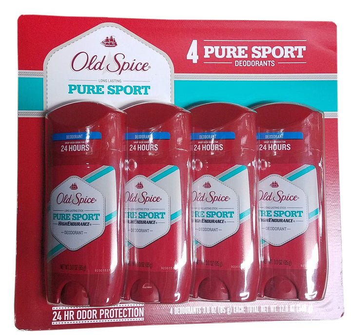 Old Spice High Endurance Pure Sprt 4/3.0 Oz