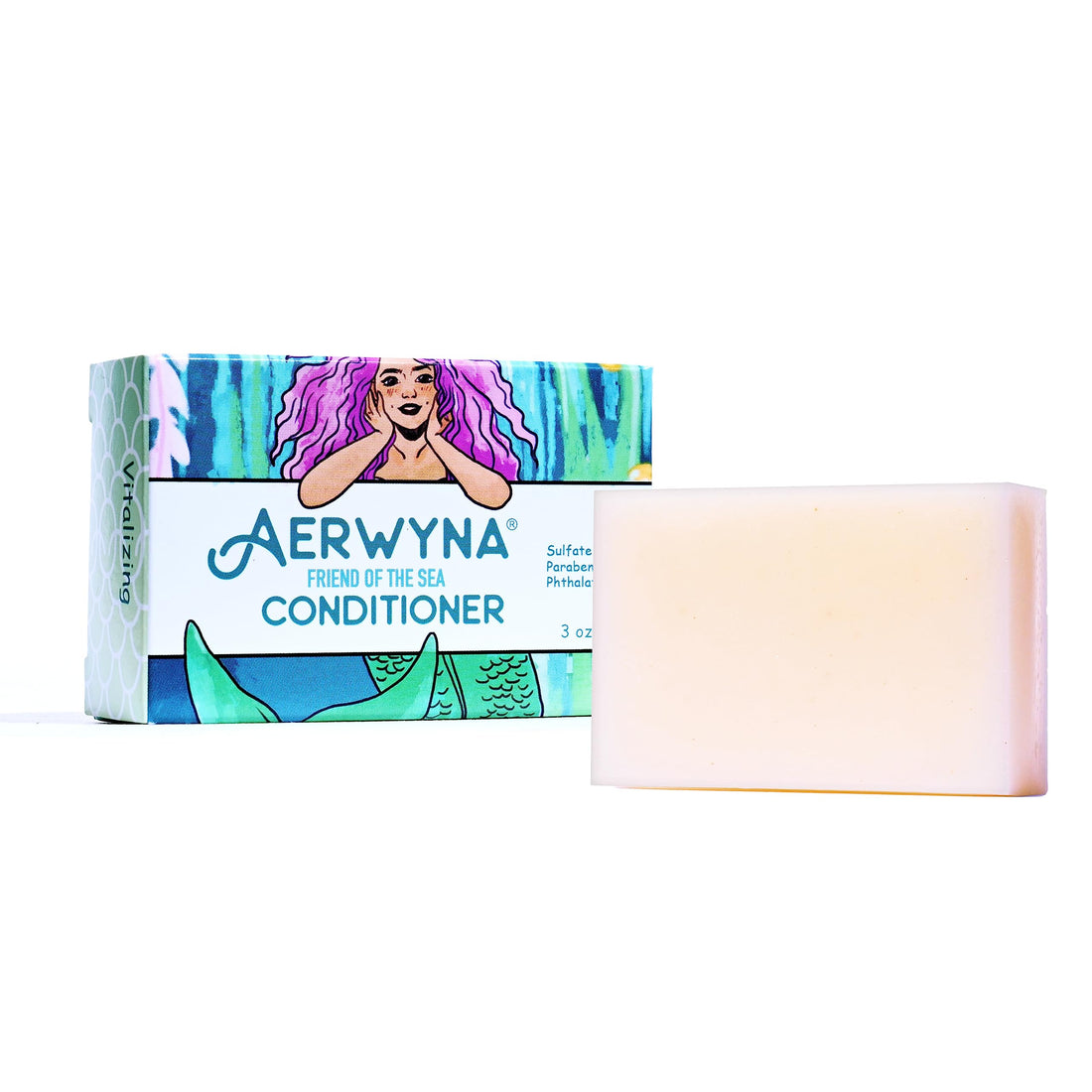 AERWYNA Solid Conditioner with Panthenol & Rice Protein