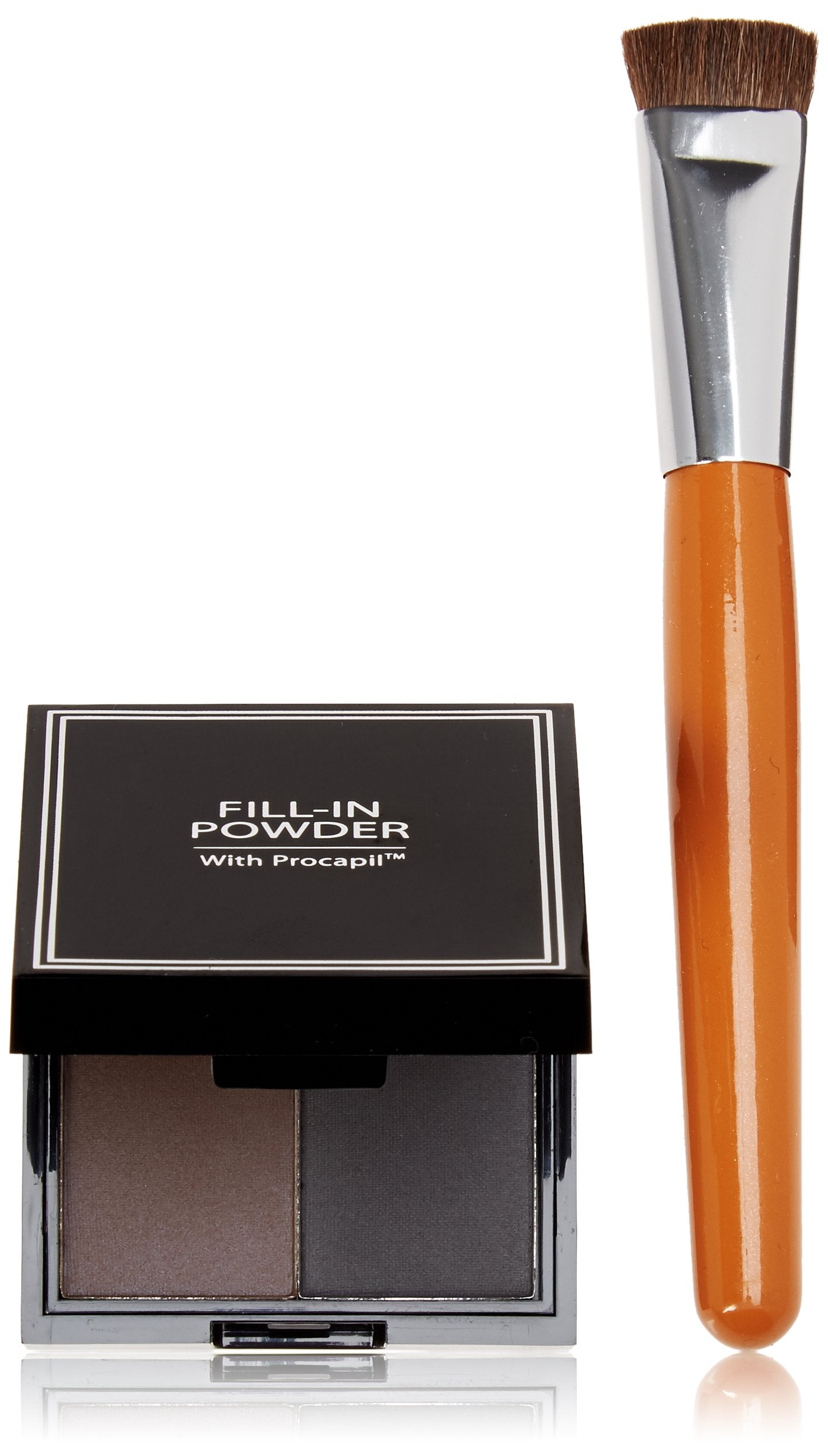 DARK BROWN/BLACK : Cover Your Gray Fill-in Powder with Procapil/ Two Shades In One! (DARK BROWN/BLACK)