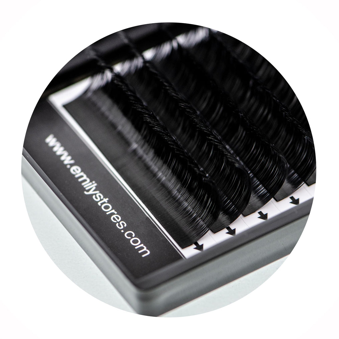 15MM : EMILYSTORES 0.05mm Thickness C Curl 15mm Length Lashes Silk Mink Eyelashes For Eyelash Extensions Single Size One Tray