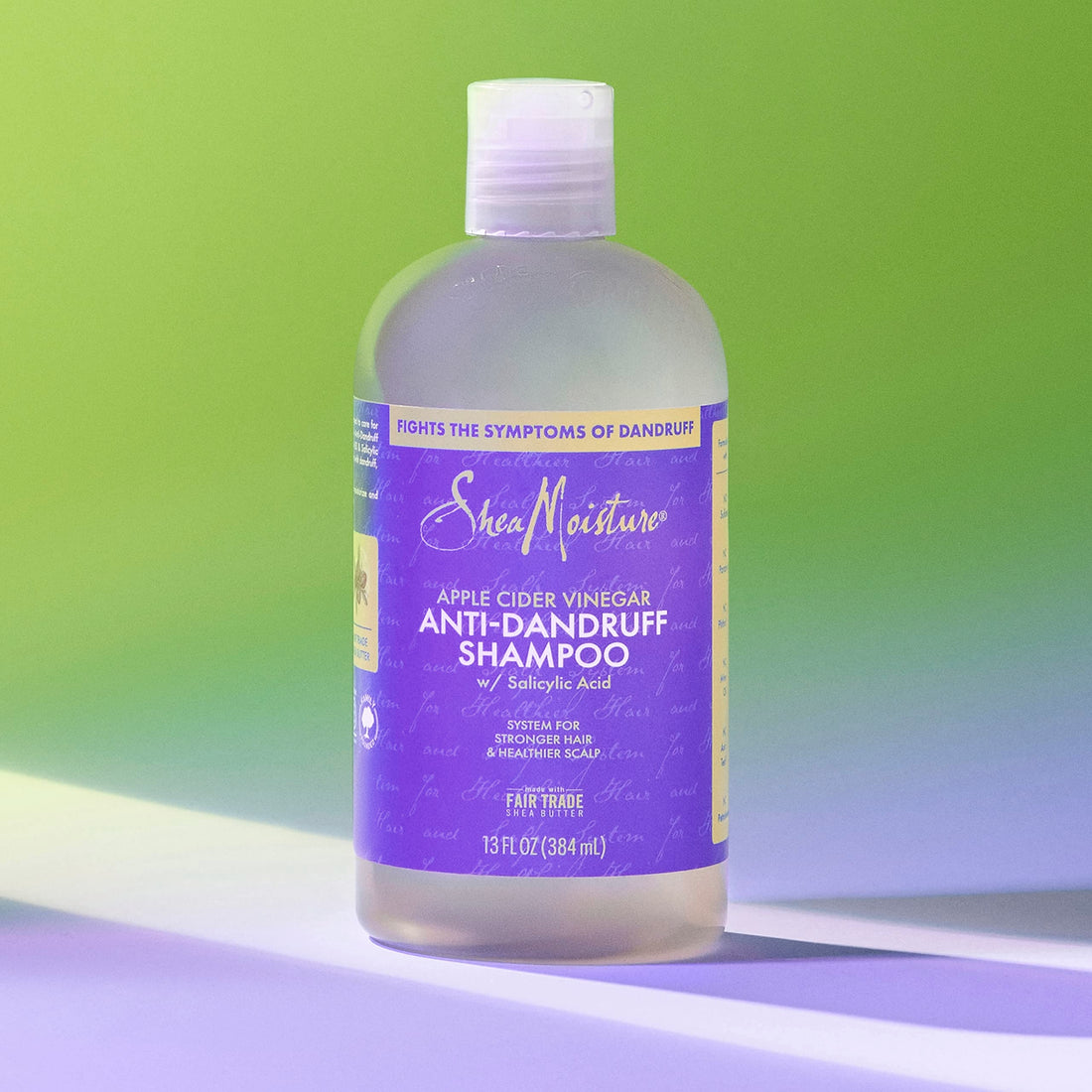 SheaMoisture Hair Care System Anti-Dandruff Shampoo For Stronger Hair & Healthier Scalp Shampoo Formulated With Apple Cider Vinegar And Fair Trade Shea Butter 13oz