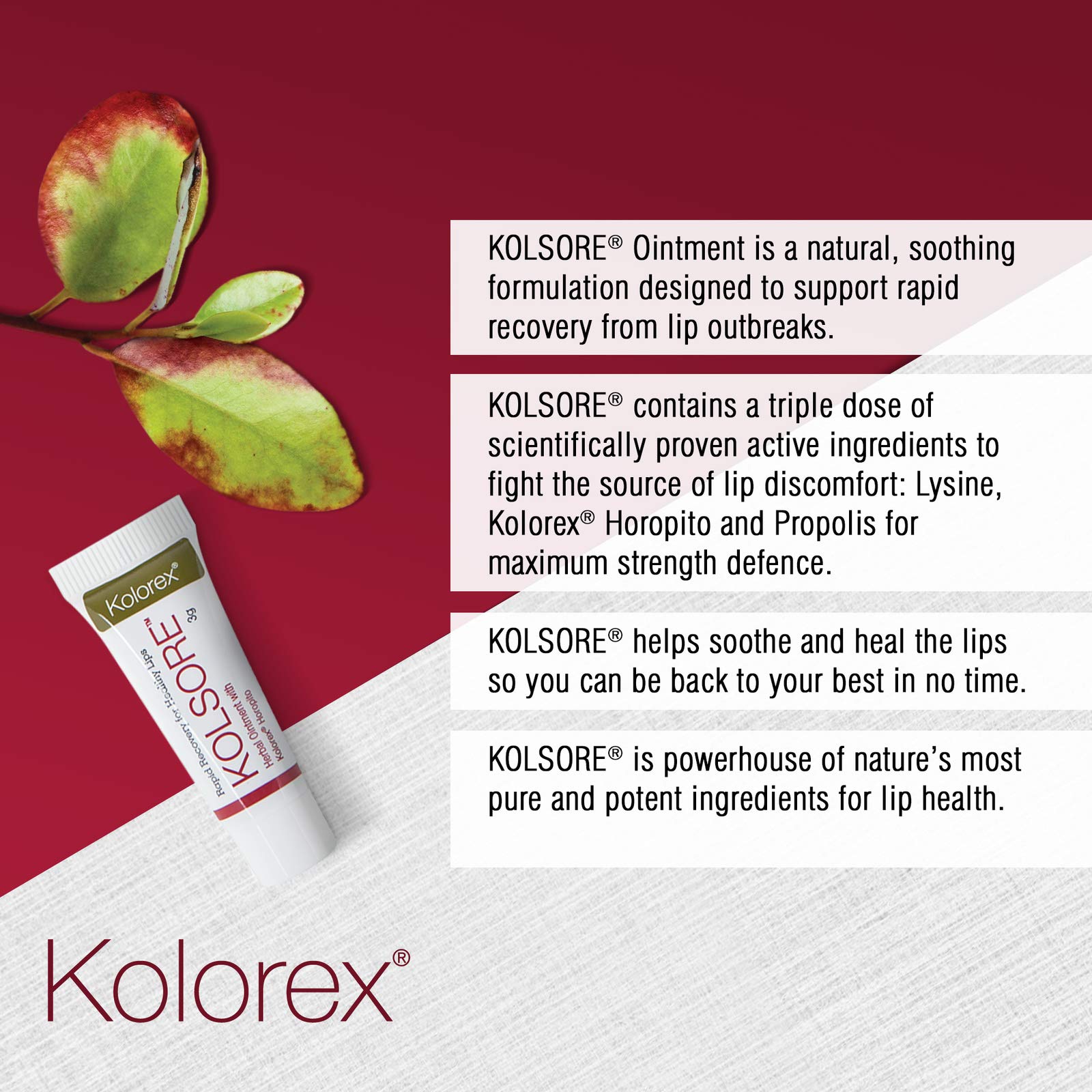 Kolorex Kolsore Lip Care Ointment3 Gmkolorex