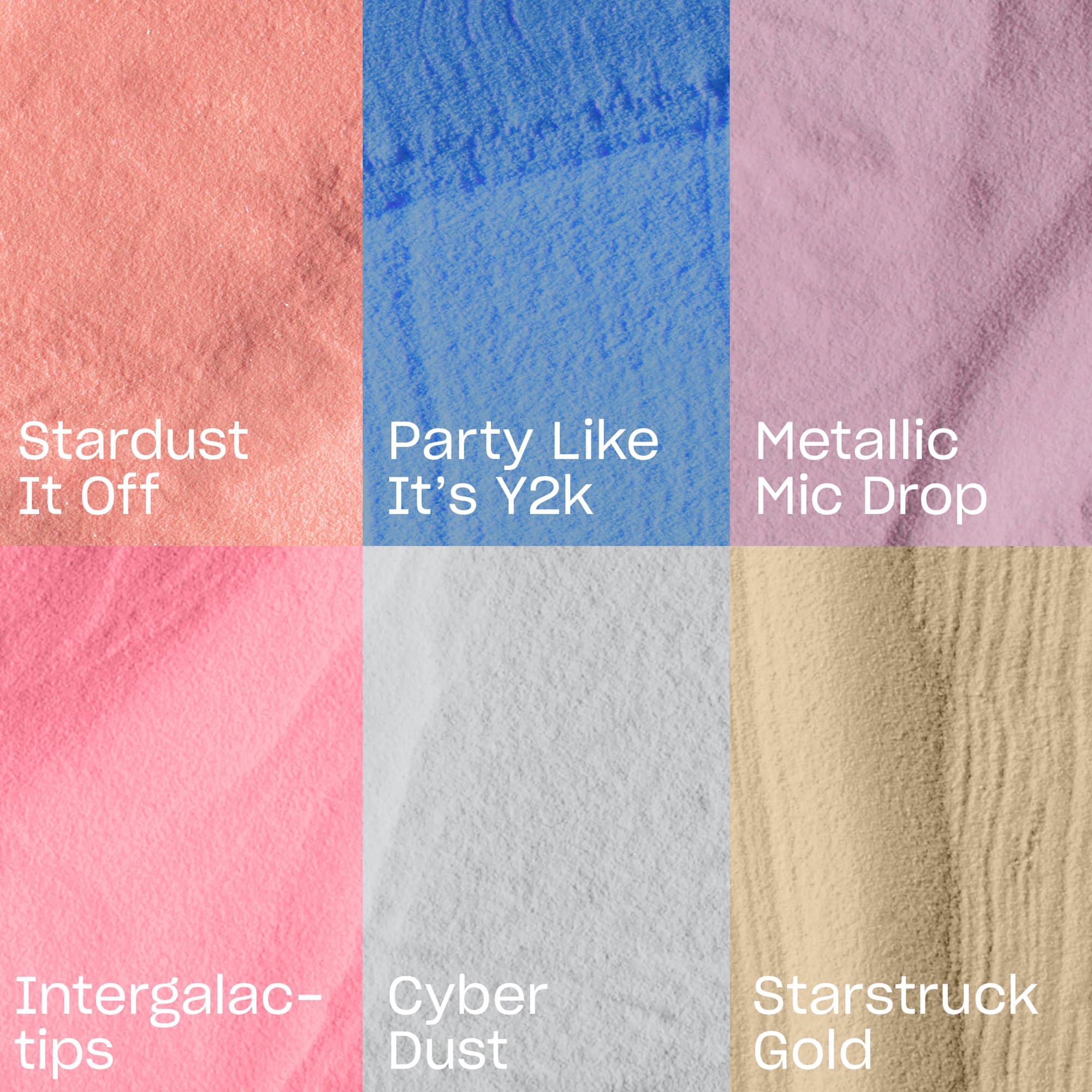 OPI Powder Perfection 6PC Trial Kit | Opaque Multicolor Nail Dipping Powder Gift Set | Metallic Mega Mix Collection