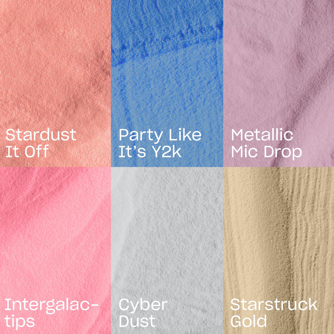 OPI Powder Perfection 6PC Trial Kit | Opaque Multicolor Nail Dipping Powder Gift Set | Metallic Mega Mix Collection