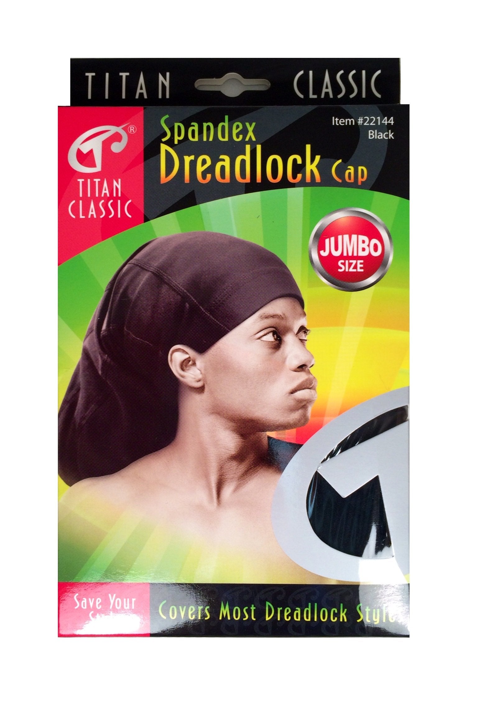 Titan Jumbo Size Spandex Dreadlock Cap