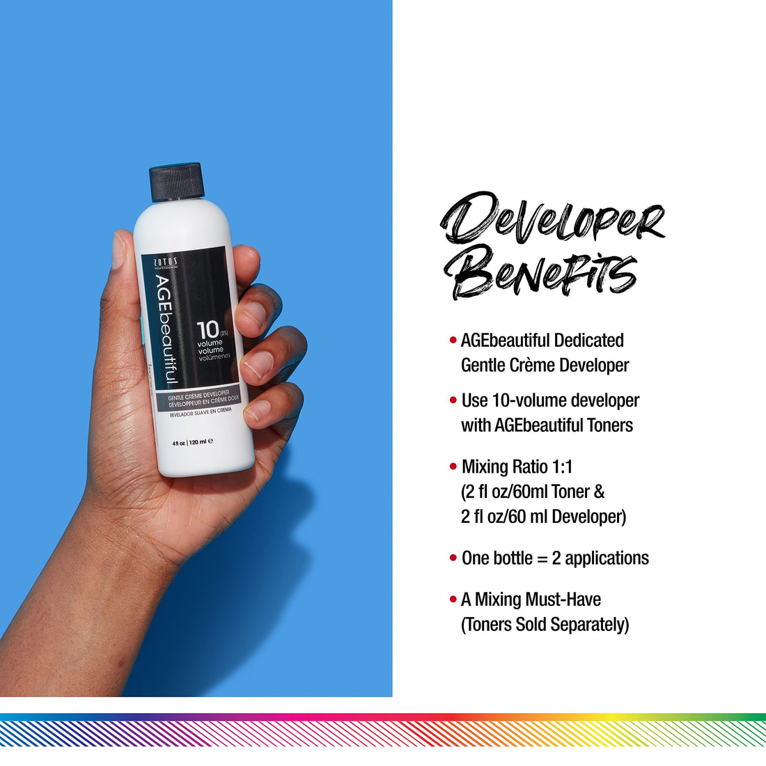 Salon Care 10 Volume Creme Developer 16 oz.