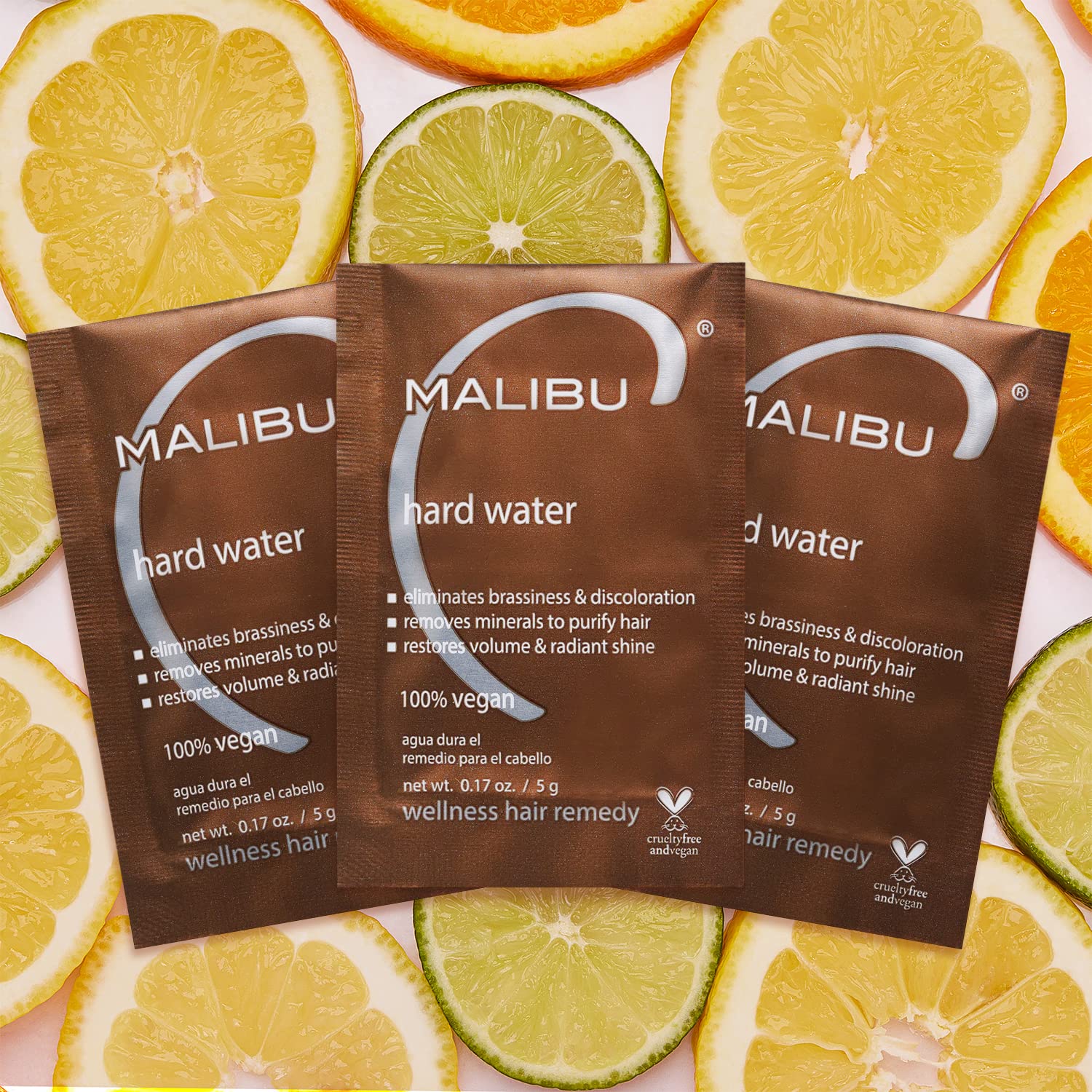 Malibu C Hard Water Wellness Hair Remedy, 3 pack